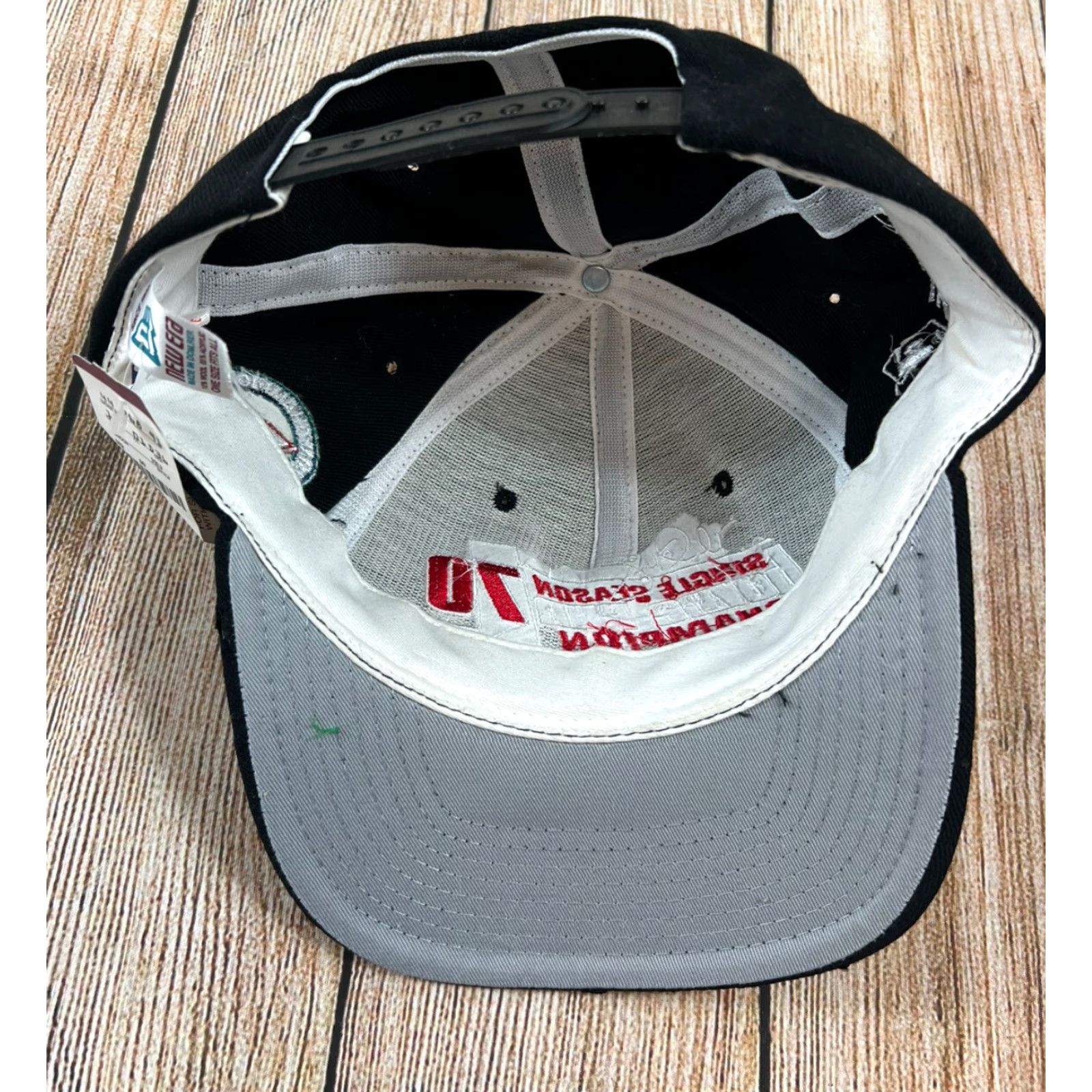 New Era VINTAGE New Era Baseball Hat Adjustable Black Logo MLB Mark McGwire St. Louis Cardinals Home Runs Size ONE SIZE - 3 Thumbnail