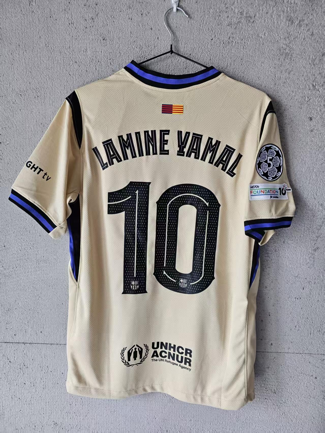 10 Lamine Yamal Jersey 2025 26 FC Barcelona Away