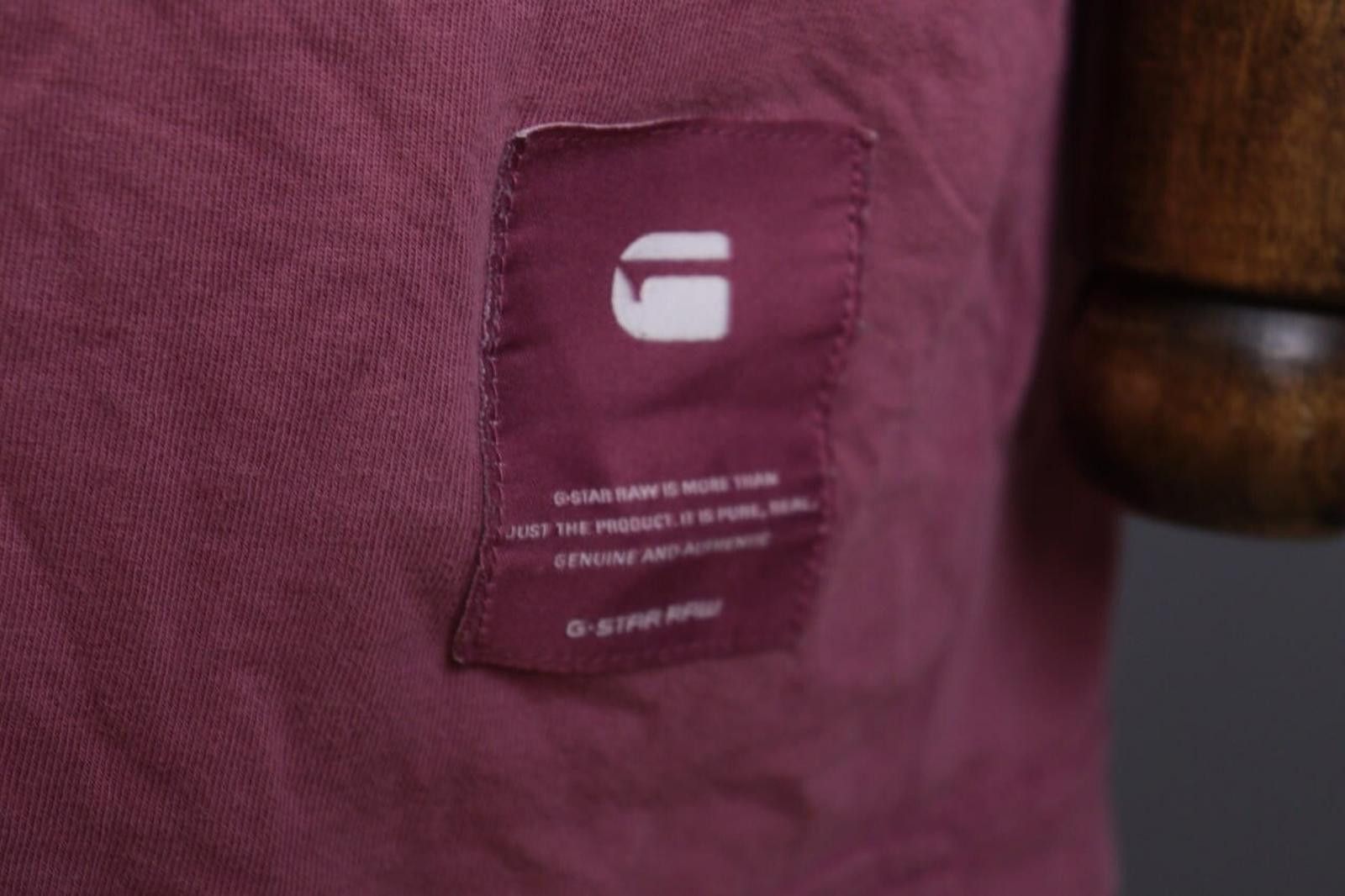 G-Star G-Star Purple Short Sleeve Big Logp T-Shirt Size L Size US L / EU 52-54 / 3 - 4 Thumbnail