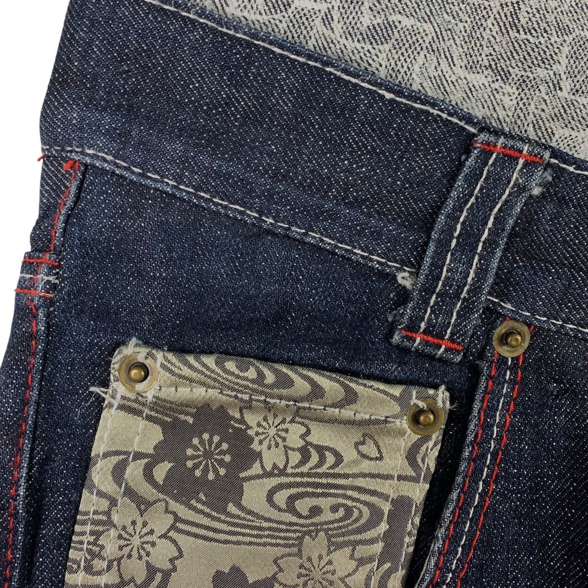 Japanese Brand × Momotaro Jeans SHARAKU japan double waist blue jeans Size US 33 - 7 Thumbnail