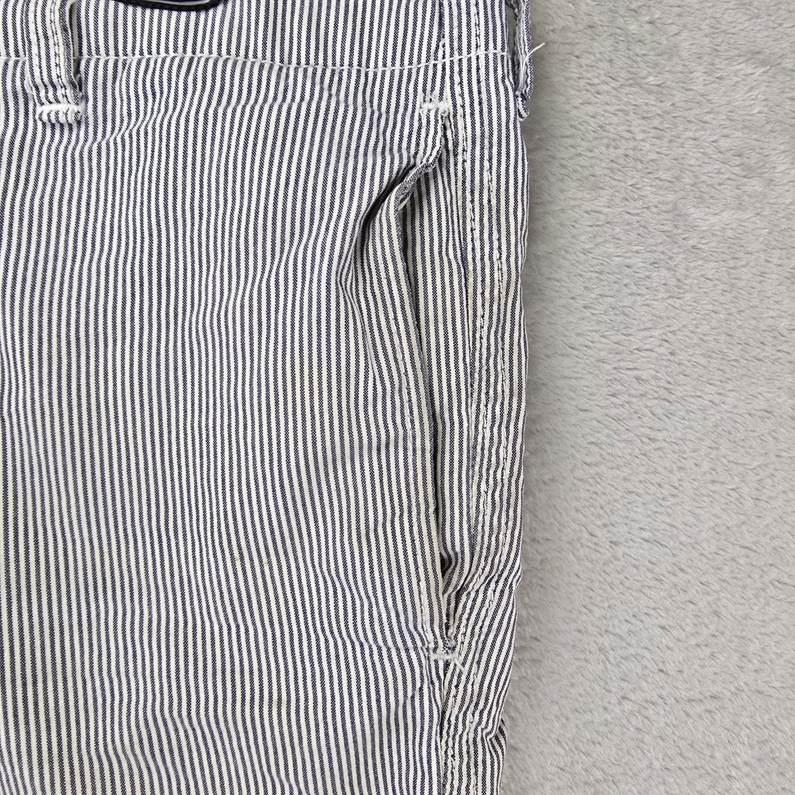 Hollister Hollister Shorts Mens 36 White Striped Classic Fit *FLAWS* Size US 36 / EU 52 - 3 Thumbnail