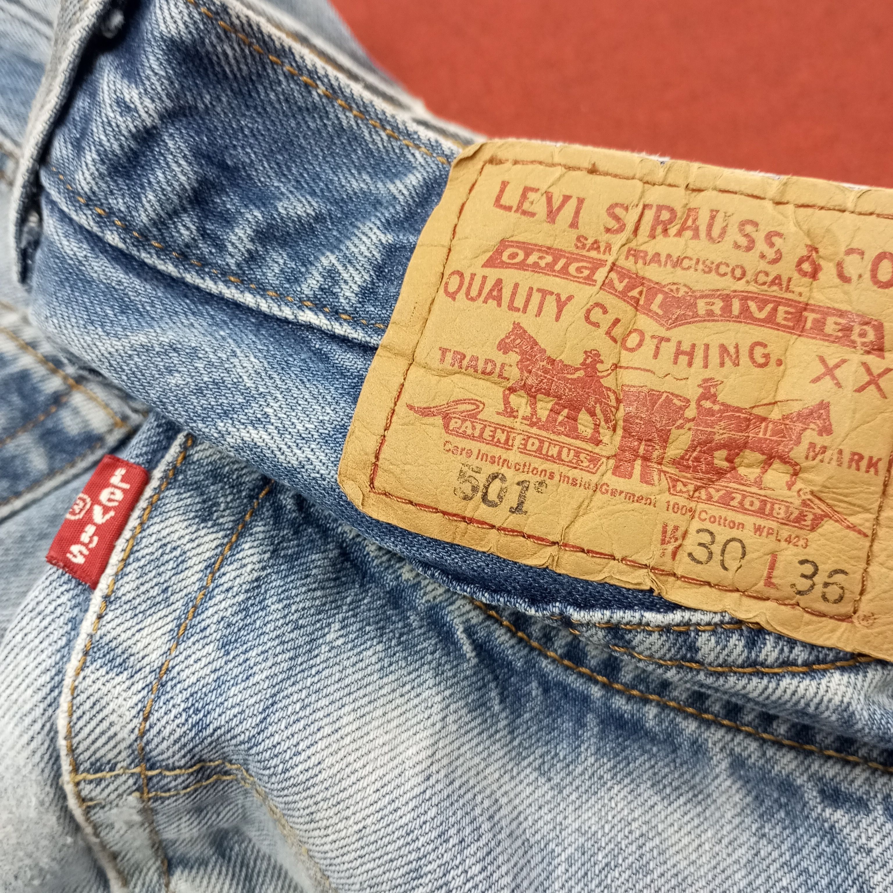 Levi's Levis 501 Streetwear Distressed Jeans c252n10 Size US 28 / EU 44 - 15 Thumbnail