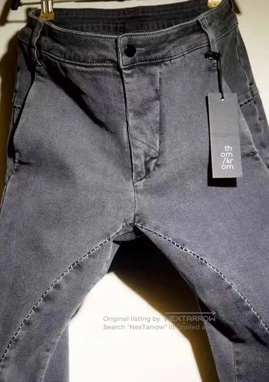 Thom Krom THOM KROM Gray Slim Fit Pants. Size US 28 / EU 44 - 2 Thumbnail