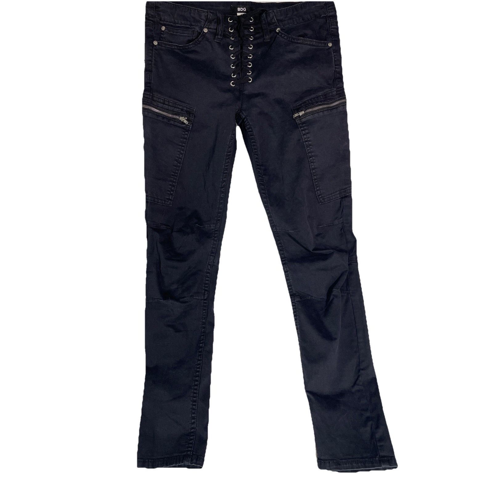 Bdg BDG jeans Low Rise Twig 27x28 Lace-Up Black Size 27" / US 4 / IT 40 - 1 Thumbnail