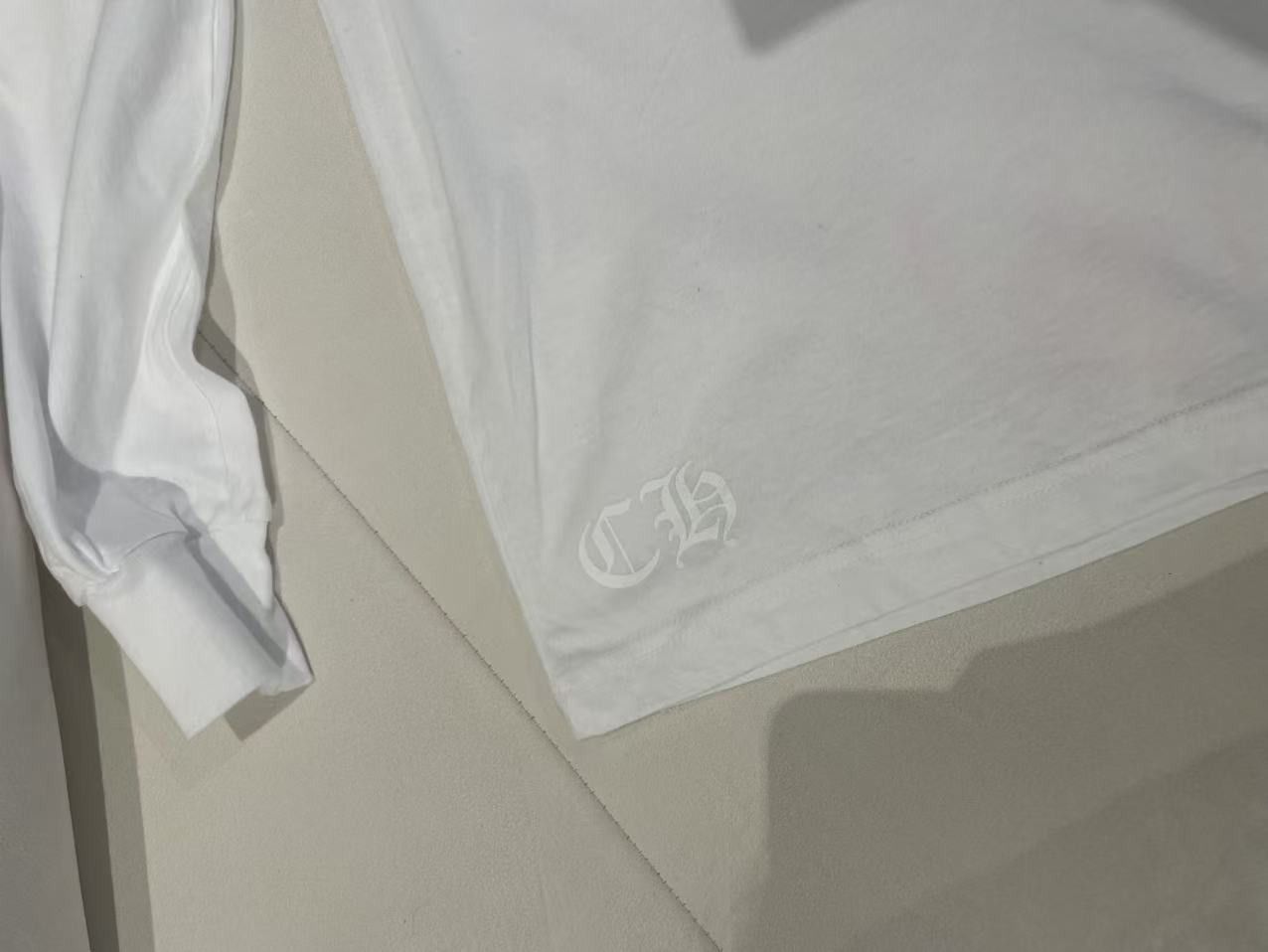Chrome Hearts Chrome Hearts Foti White Long Sleeve T-Shirt Tee Size S / US 4 / IT 40 - 4 Thumbnail