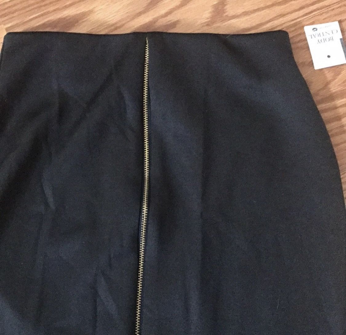 Other HOT GAL BLACK ADJUSTABLE ZIP UP BACK SLIT SKIRT SIZE S Size 23" - 3 Thumbnail