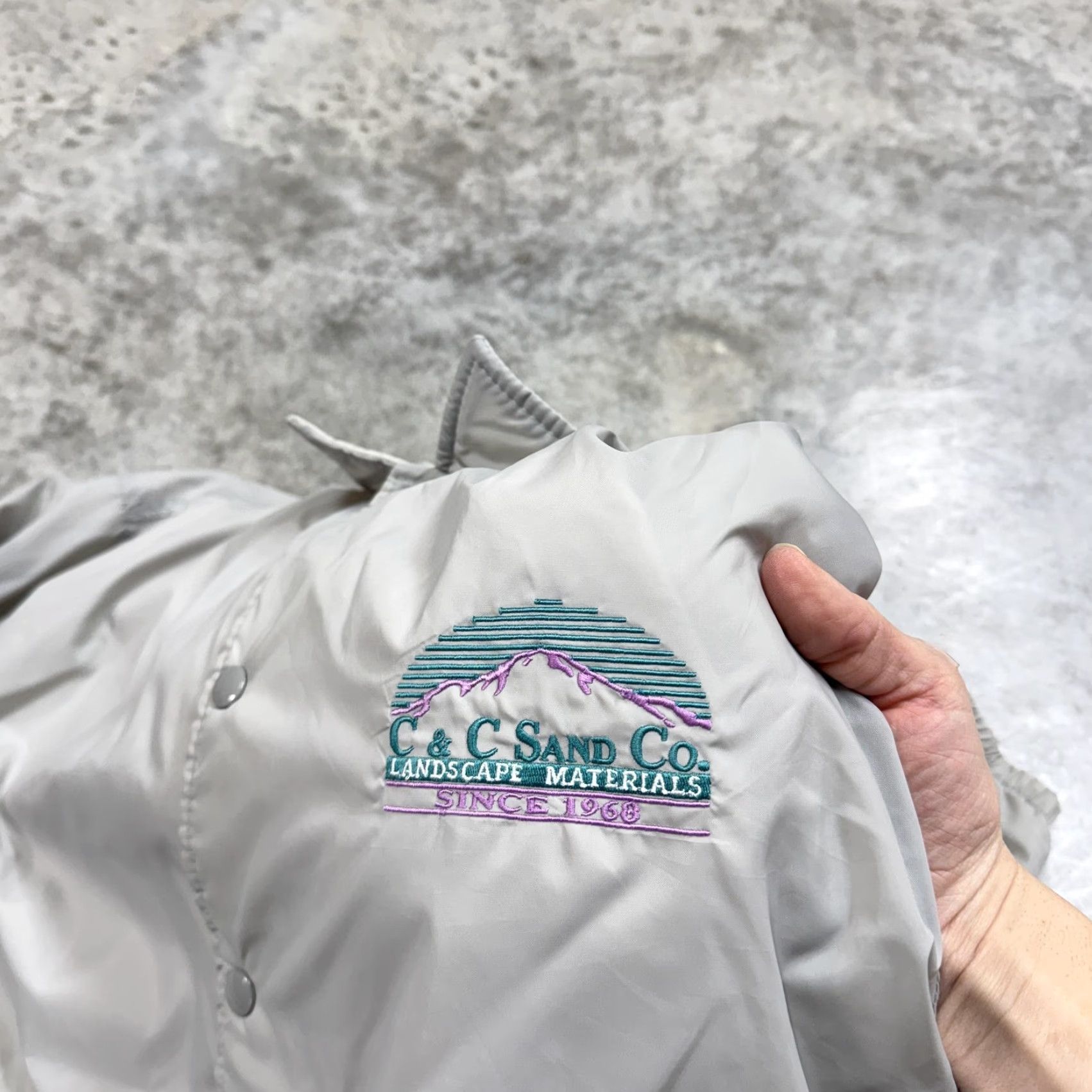 Dunbrooke VINTAGE Dunbrooke Jacket Mens XL Gray Pla-Jac Windbreaker US Made 80s Windbreaker Jacket Gray XL Mens Size US XL / EU 56 / 4 - 3 Thumbnail
