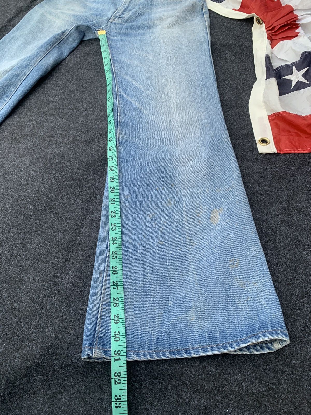 Vintage Vintage 60s Bootcut Big stone.zip talon 42. Size US 30 / EU 46 - 8 Thumbnail