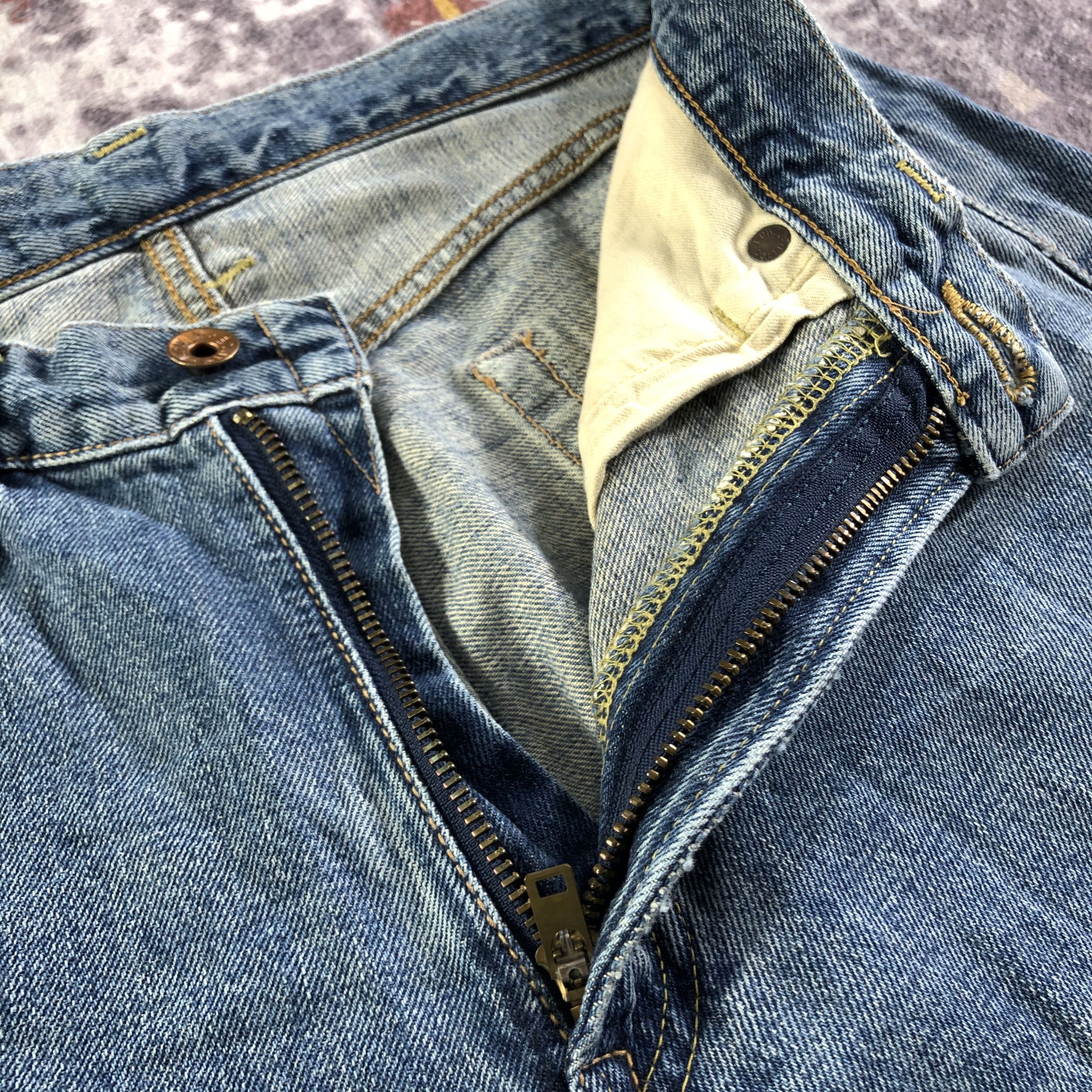 Edwin Vintage Blue Wash Edwin 505 Selvedge Jeans-JM3520 Size US 31 - 8 Thumbnail