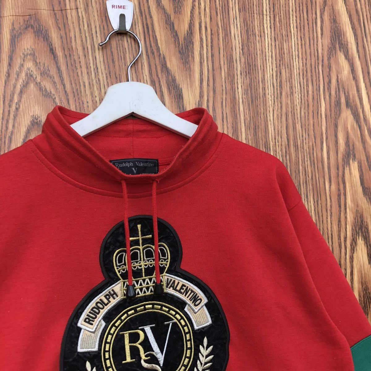 Vintage Vintage 90s Rudolph Valentino Sports Club Sweatshirts Size US L / EU 52-54 / 3 - 5 Thumbnail