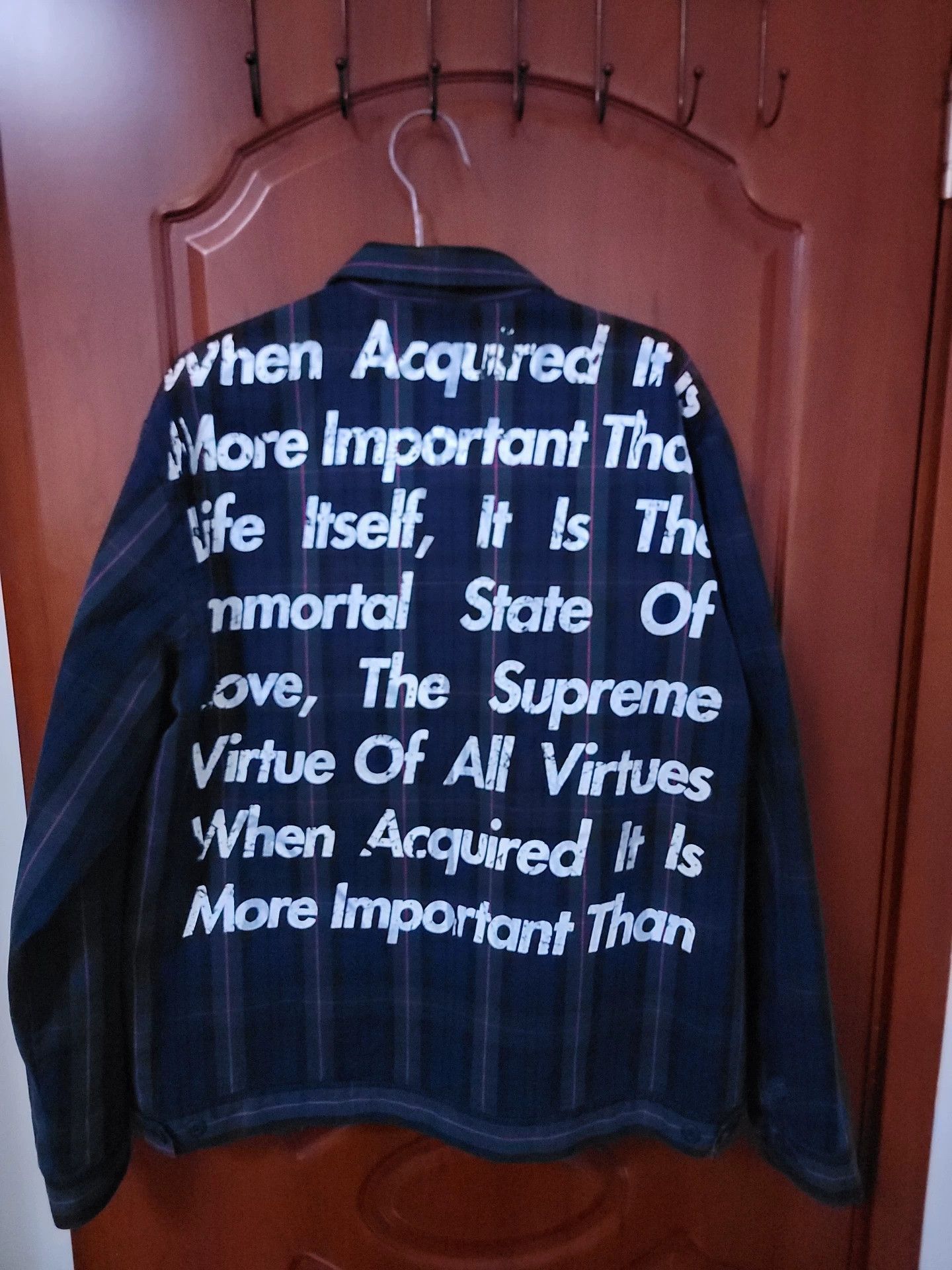 Junya Watanabe Junya Watanabe 21FW slogan workwear jacket-2508 Size US XL / EU 56 / 4 - 4 Thumbnail