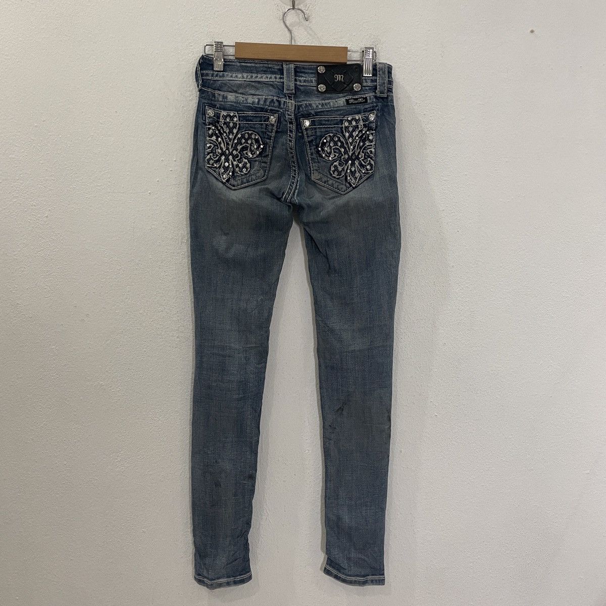 Japanese Brand Vintage Miss Me Rare Design Jeans Size 27" / US 4 / IT 40 - 7 Thumbnail