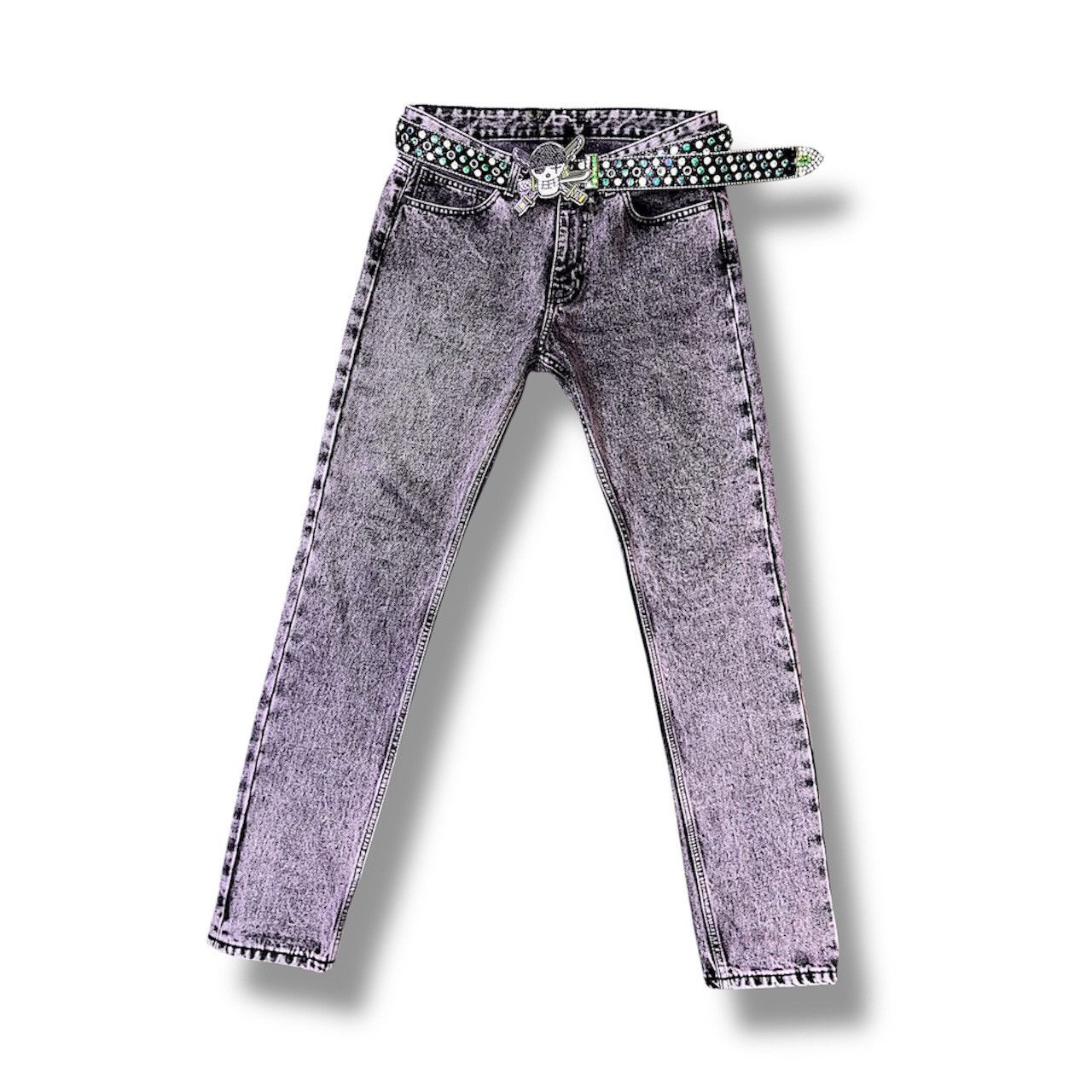 Handmade “Gum-Gum Grunge” One-of-One Denim (30x32) Size US 30 / EU 46 - 1 Thumbnail