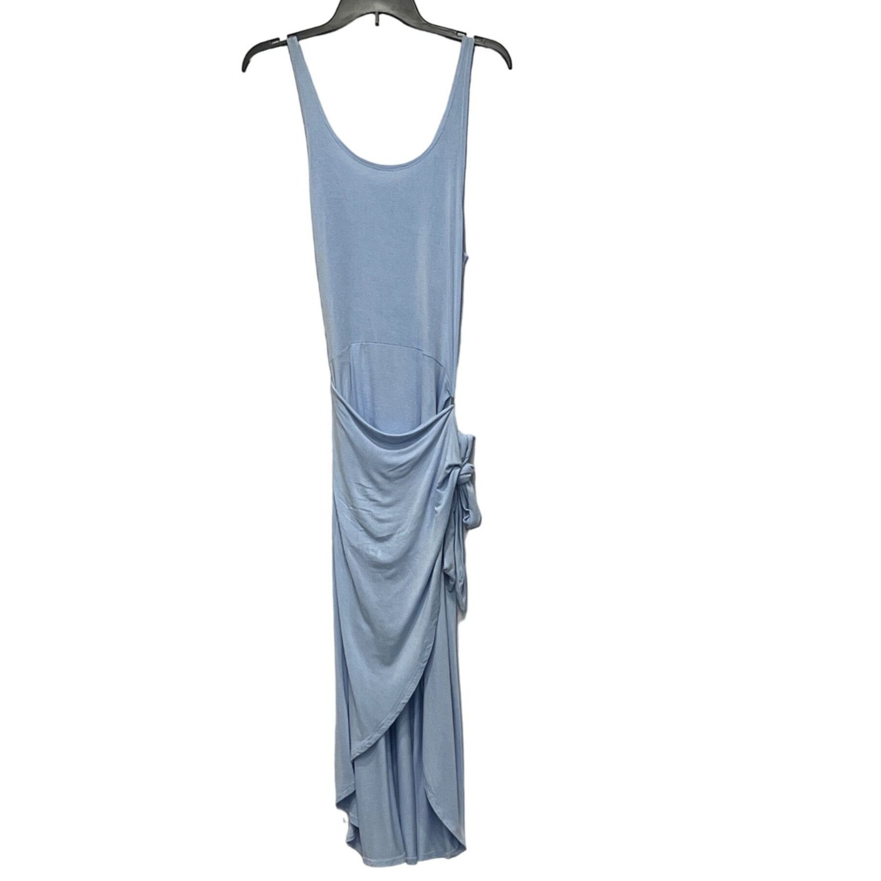 Other And Now This Women's Knit Side-Tie Tulip Midi Dress, Blue, S Size L / US 10 / IT 46 - 4 Thumbnail