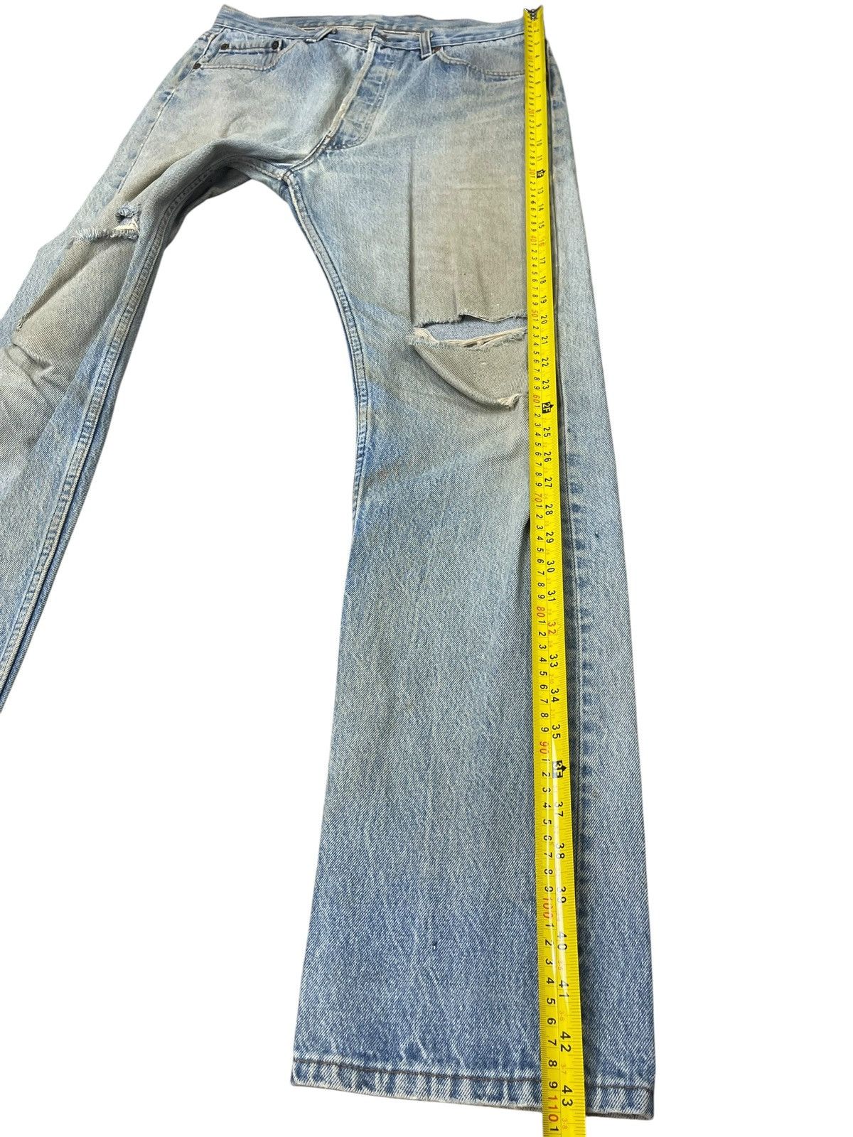 Levi's Vintage Levi’s 501 Jeans Distressed Streetwear Size US 32 / EU 48 - 6 Thumbnail