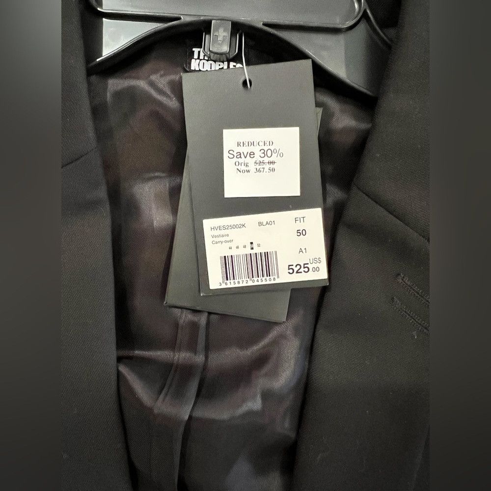 The Kooples The Kooples Vestiaire Wool Blazer Men EU 50 /US 40 Black Size 50R - 8 Thumbnail