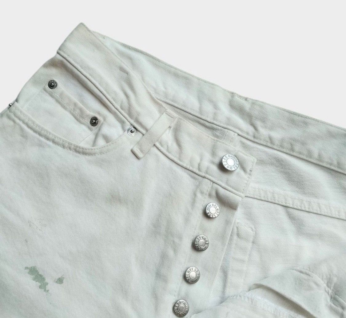 Helmut Lang Vtg Helmut lang splatter raw cut fabrics denim Size US 30 / EU 46 - 3 Thumbnail