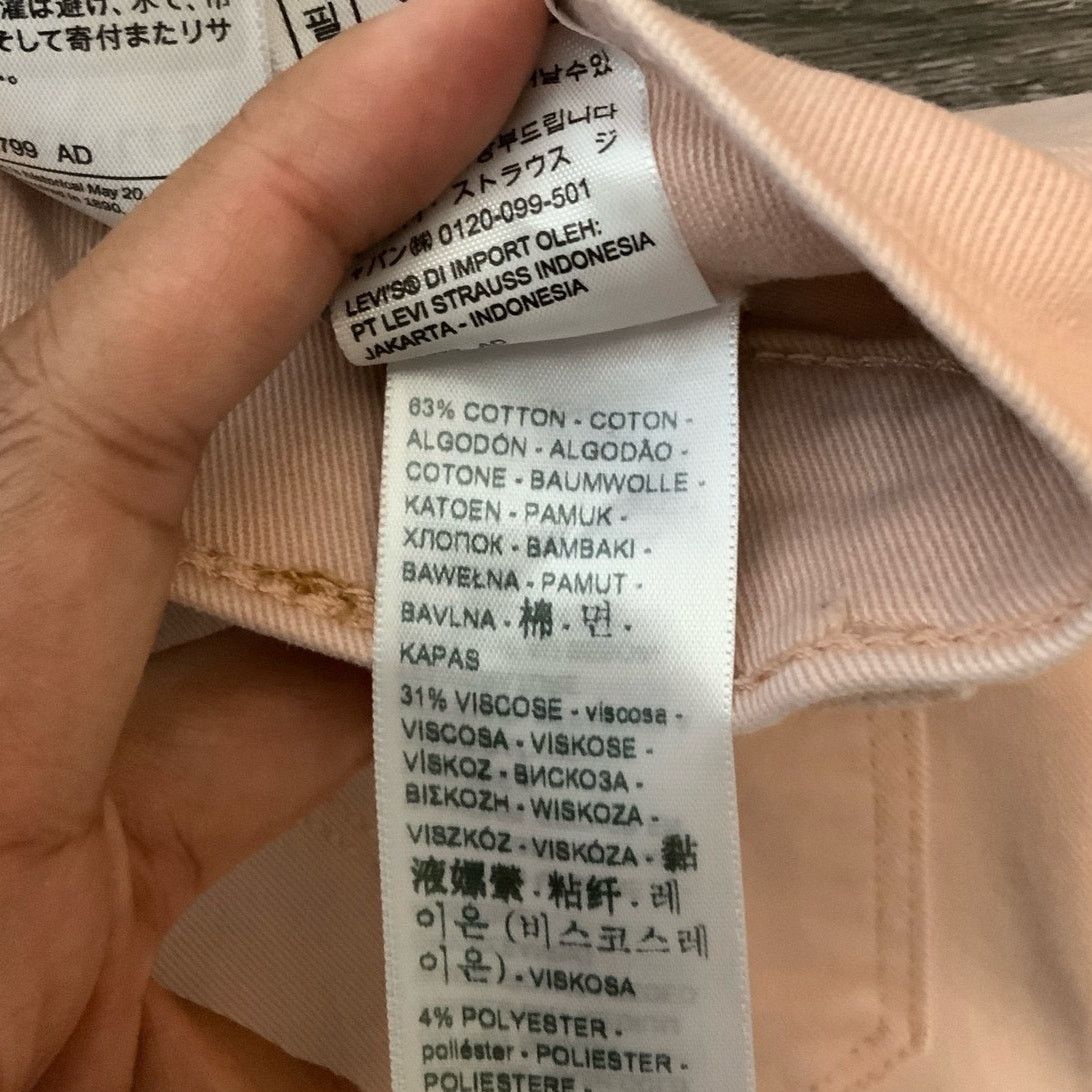 Levi's Levis's Strauss & Co 311 Shaping Skinny Light Pink Jeans Size 27" / US 4 / IT 40 - 6 Thumbnail