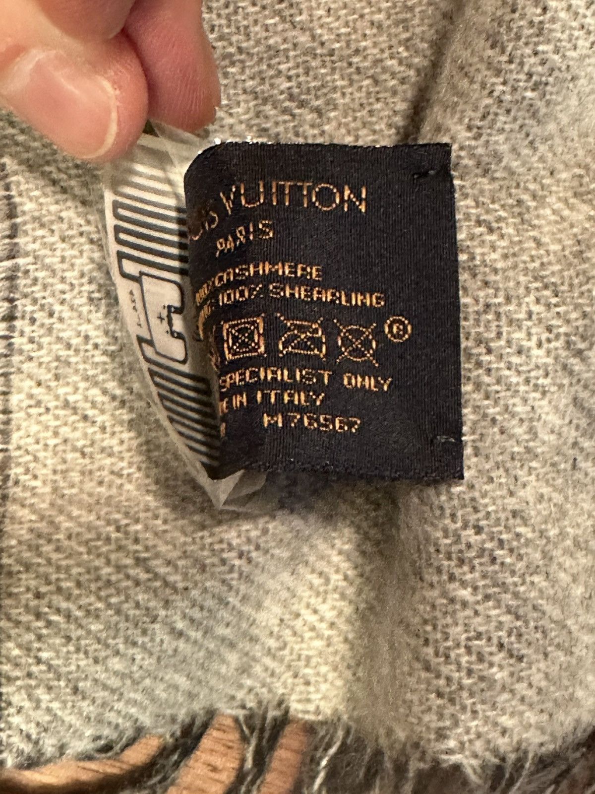 Louis Vuitton LOUIS VUITTON Echarpe Reykjavik Scarf Shearling Pockets Size ONE SIZE - 6 Thumbnail