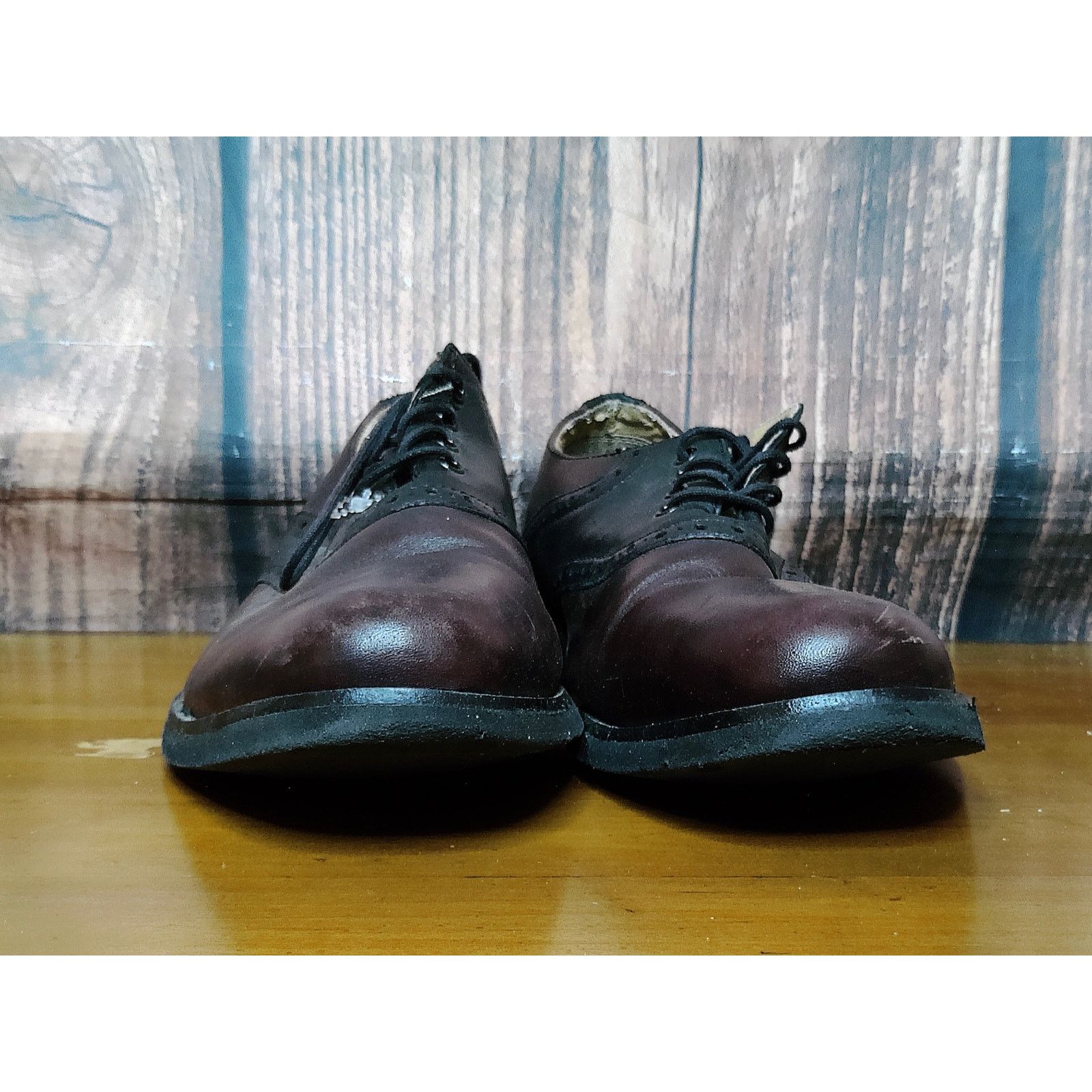 Johnston & Murphy Johnston & Murphy Mens Oxford Dress Shoes Brown Brogue 11.5 Size US 11.5 / EU 44-45 - 4 Thumbnail