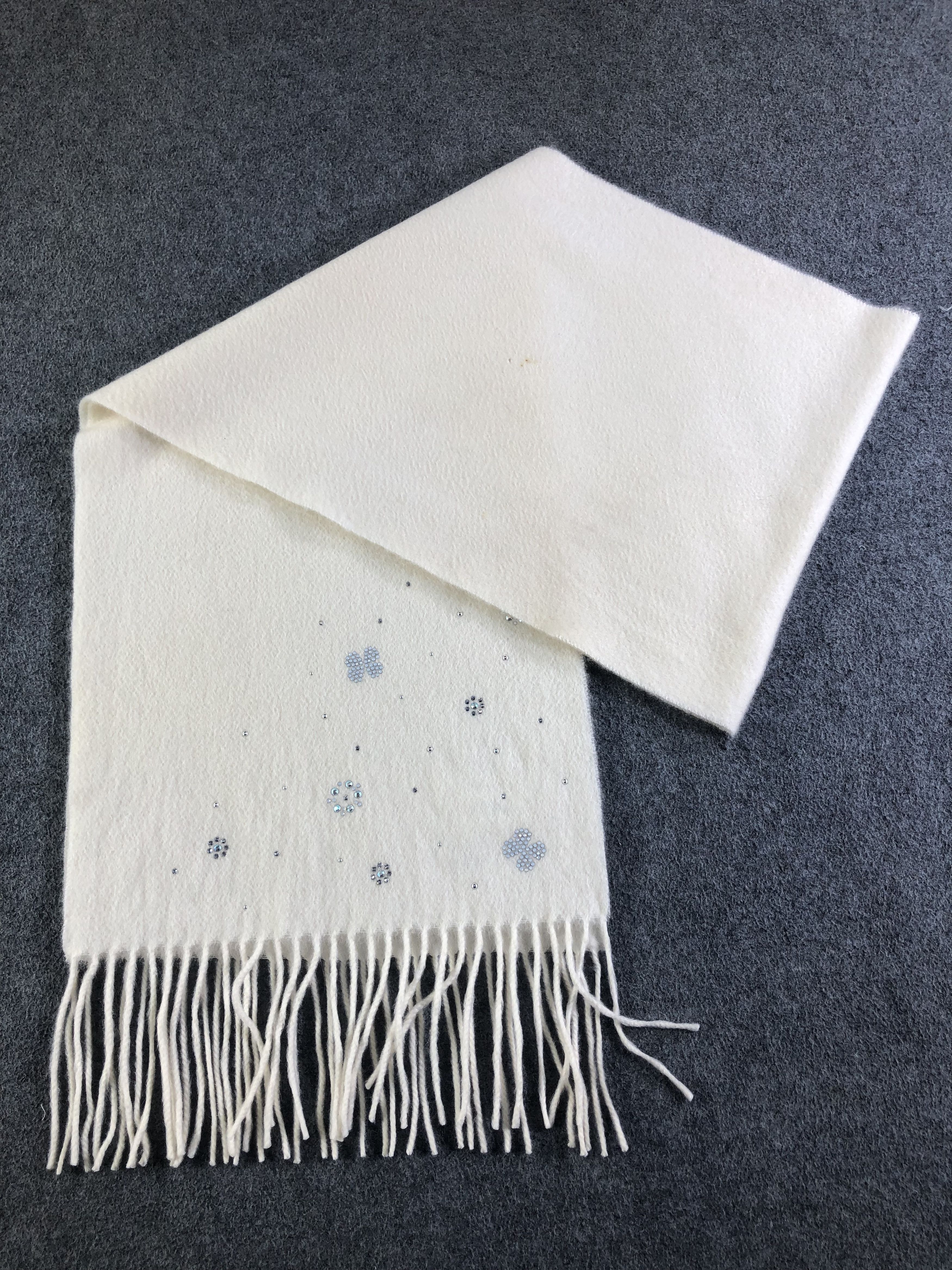 Furla × Vintage Furla Cashmere Scarf / Muffler / Neckwear SS1240 Size ONE SIZE - 6 Thumbnail