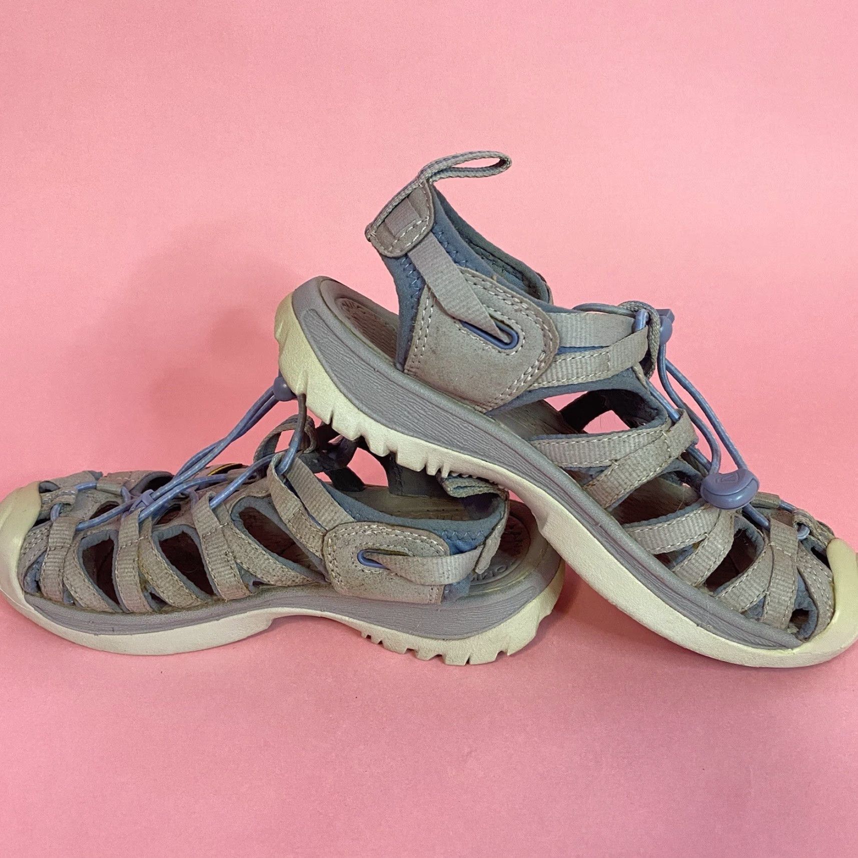 KEEN Keen Women's Whisper Waterproof Sandals Size 6.5 Blue Shadow/Alloy 1017357 Pair Size US 4 / IT 34 - 7 Thumbnail