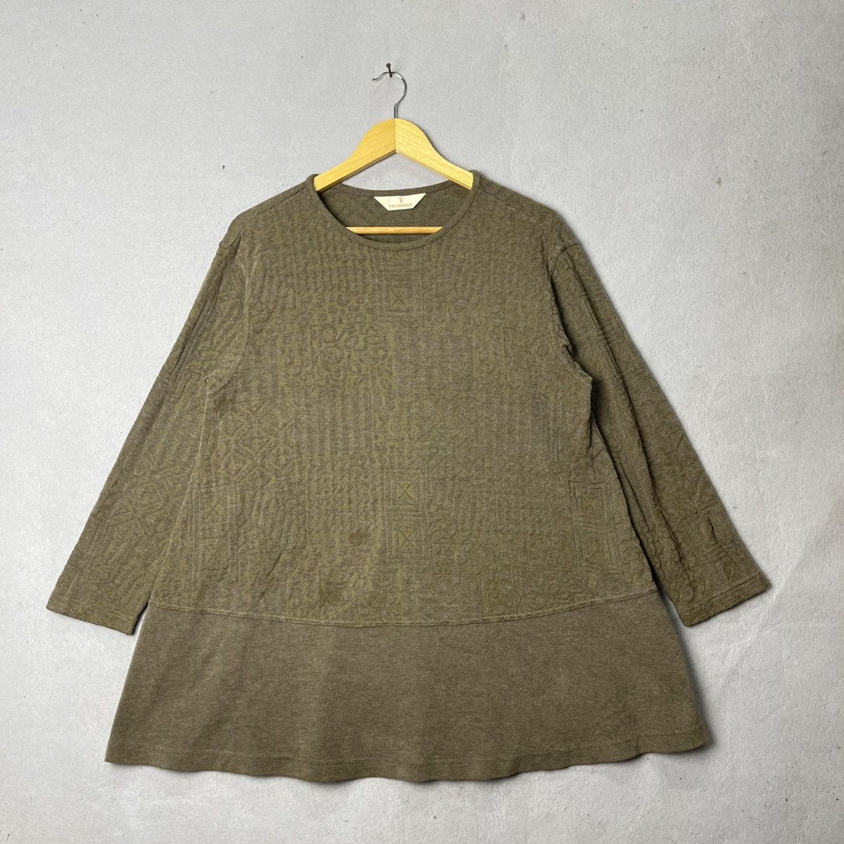 Trussardi Vintage Trussardi Textured Oversized Tunic Top Size M / US 6-8 / IT 42-44 - 1 Thumbnail