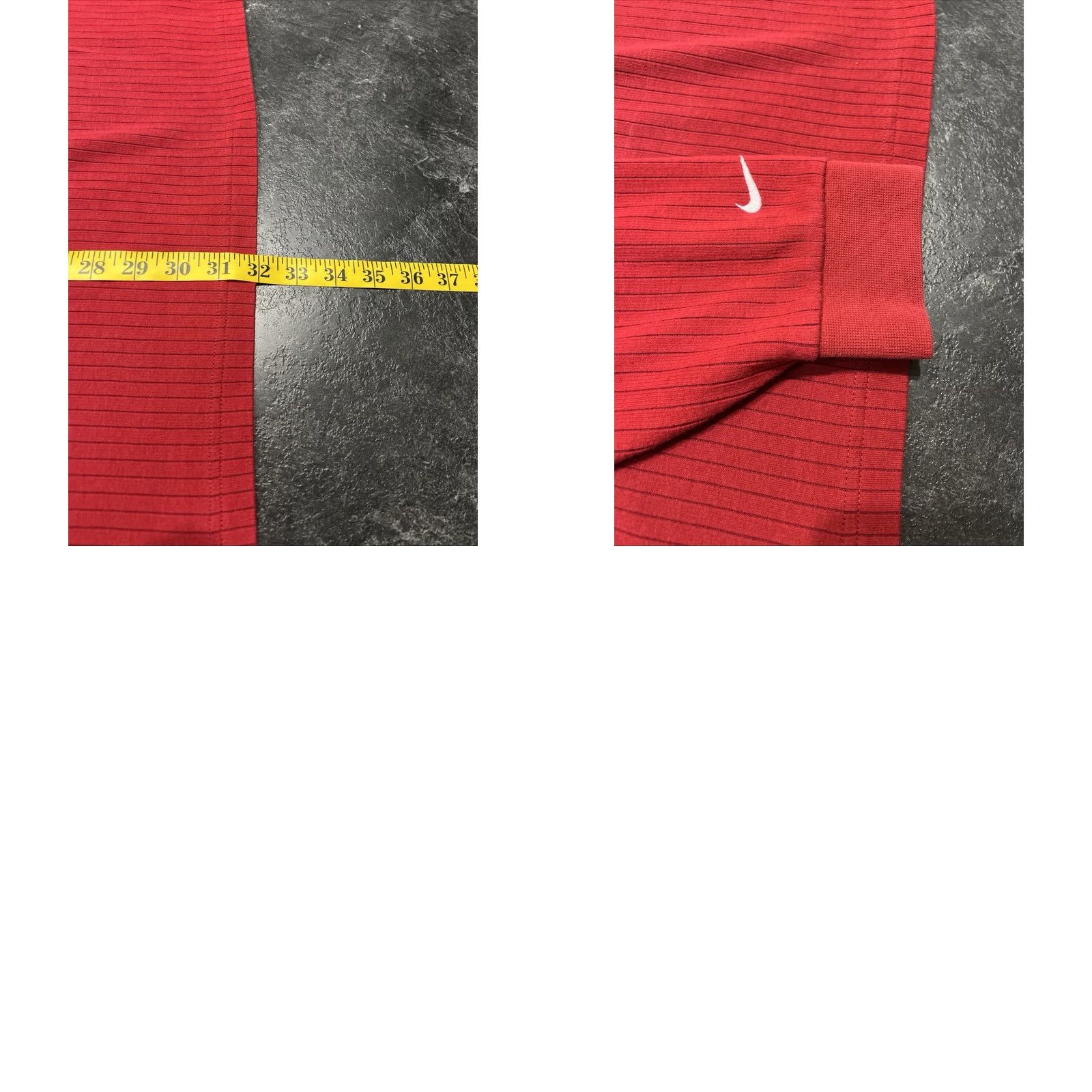 Nike Nike Golf Dri-FIT Ribbed Mock Neck Long Sleeve Shirt Men’s 2XL Burgundy Red Size US XXL / EU 58 / 5 - 8 Thumbnail