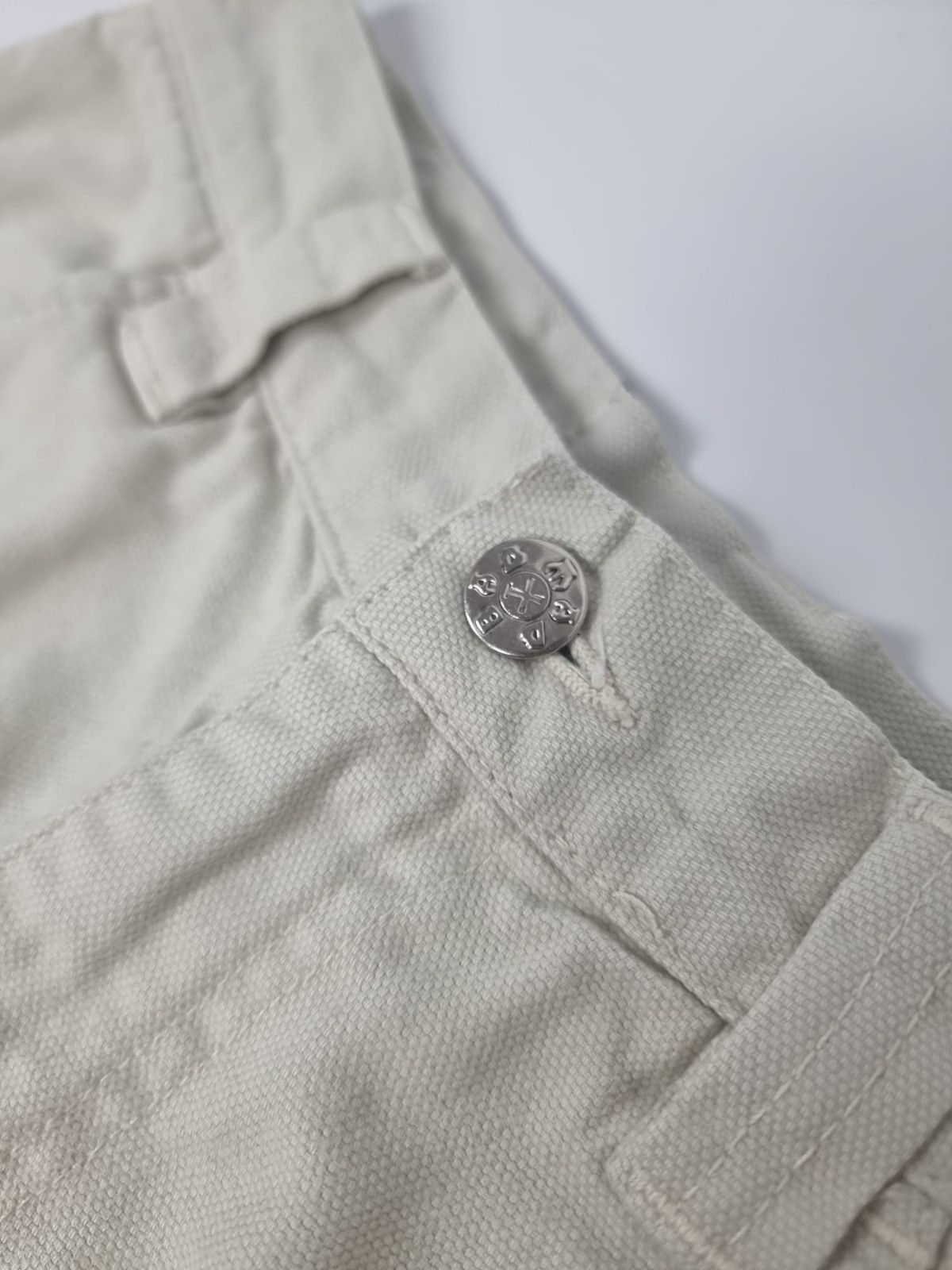 Japanese Brand × Vintage vintage Bad+Mad double knee baggy pants XS womens beige Size 26" / US 2 / IT 38 - 10 Thumbnail