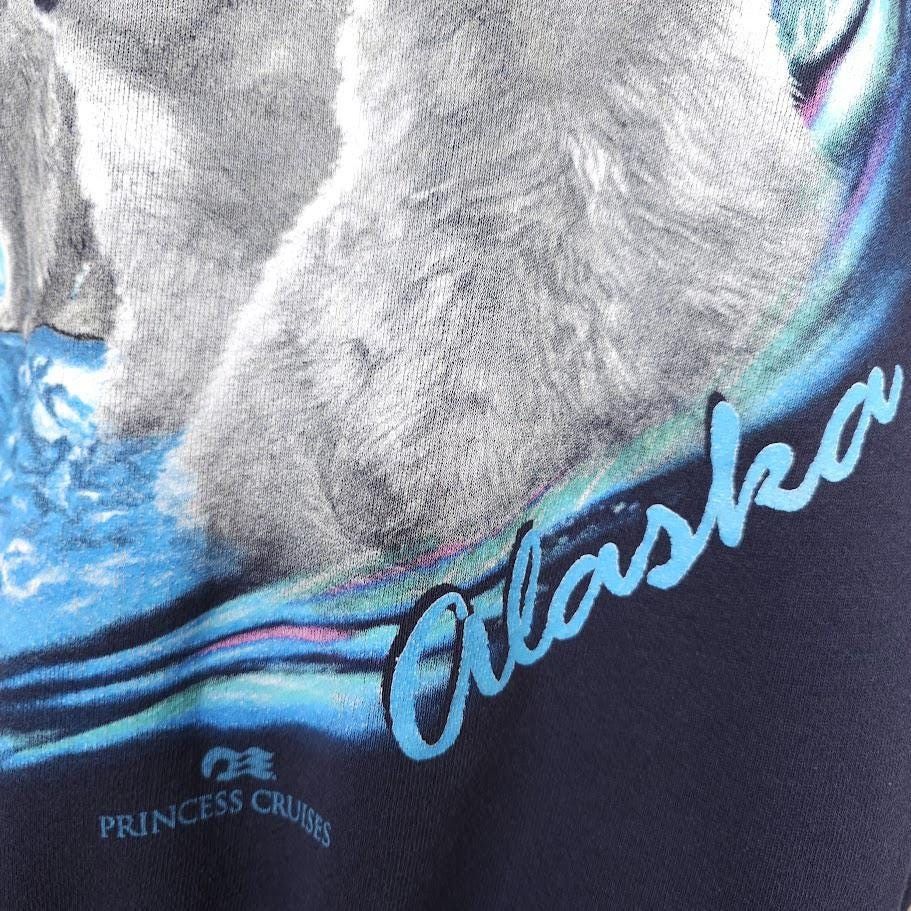 Vintage Vintage Alaska Polar Bears Sweatshirt Mens Size Medium Blue Size US M / EU 48-50 / 2 - 3 Thumbnail