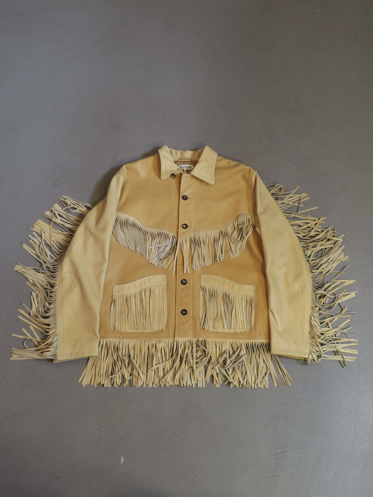 Bode Bode Duo Leather Fringe Jacket Size US M / EU 48-50 / 2 - 2 Thumbnail