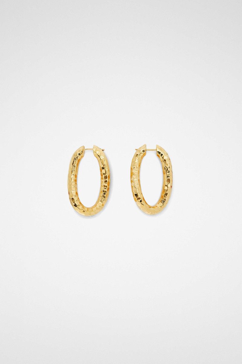 Jil Sander o1loc1c0426 Size:OS/Earrings in Golden Size ONE SIZE - 1 Thumbnail