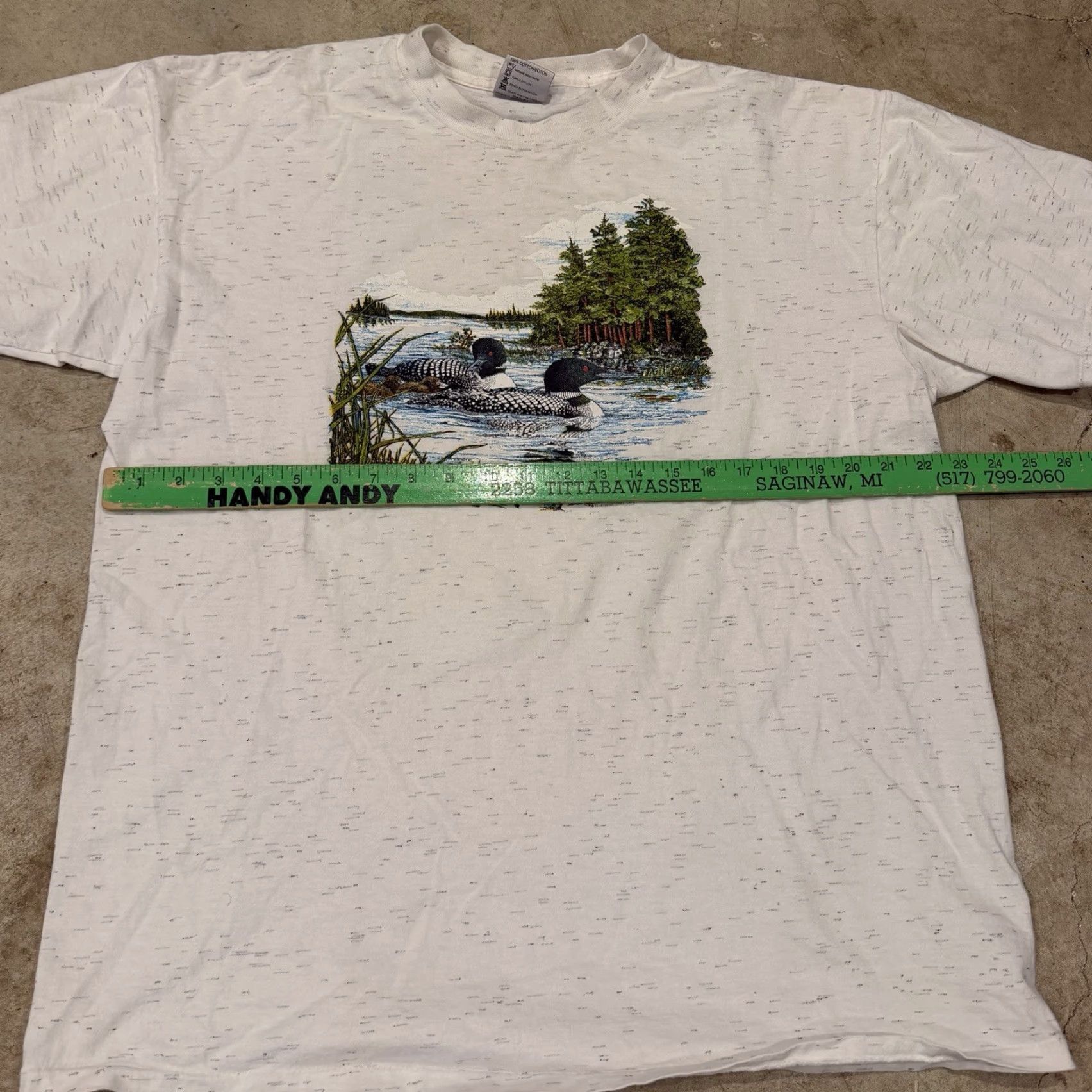 Vintage VINTAGE Duck Nature Oneita Single Stitch T-Shirt Mens XL Gray Shirt Men 90s Size US XL / EU 56 / 4 - 5 Thumbnail