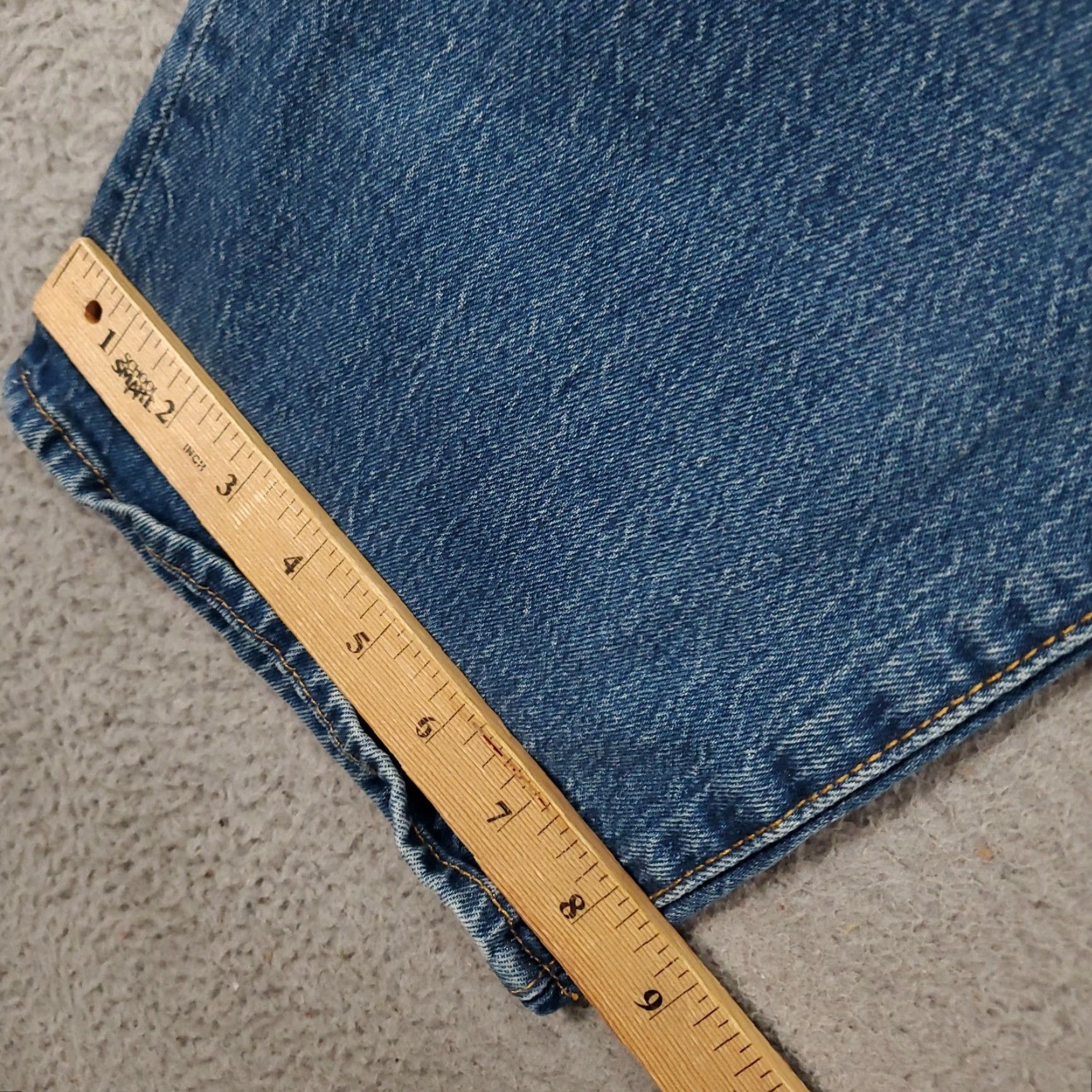 Levi's Levi's 501 Jeans Mens 40x32 Button Fly Distressed Stretch Denim Straight Leg 93 40 32 Bag? Size US 40 / EU 56 - 6 Thumbnail