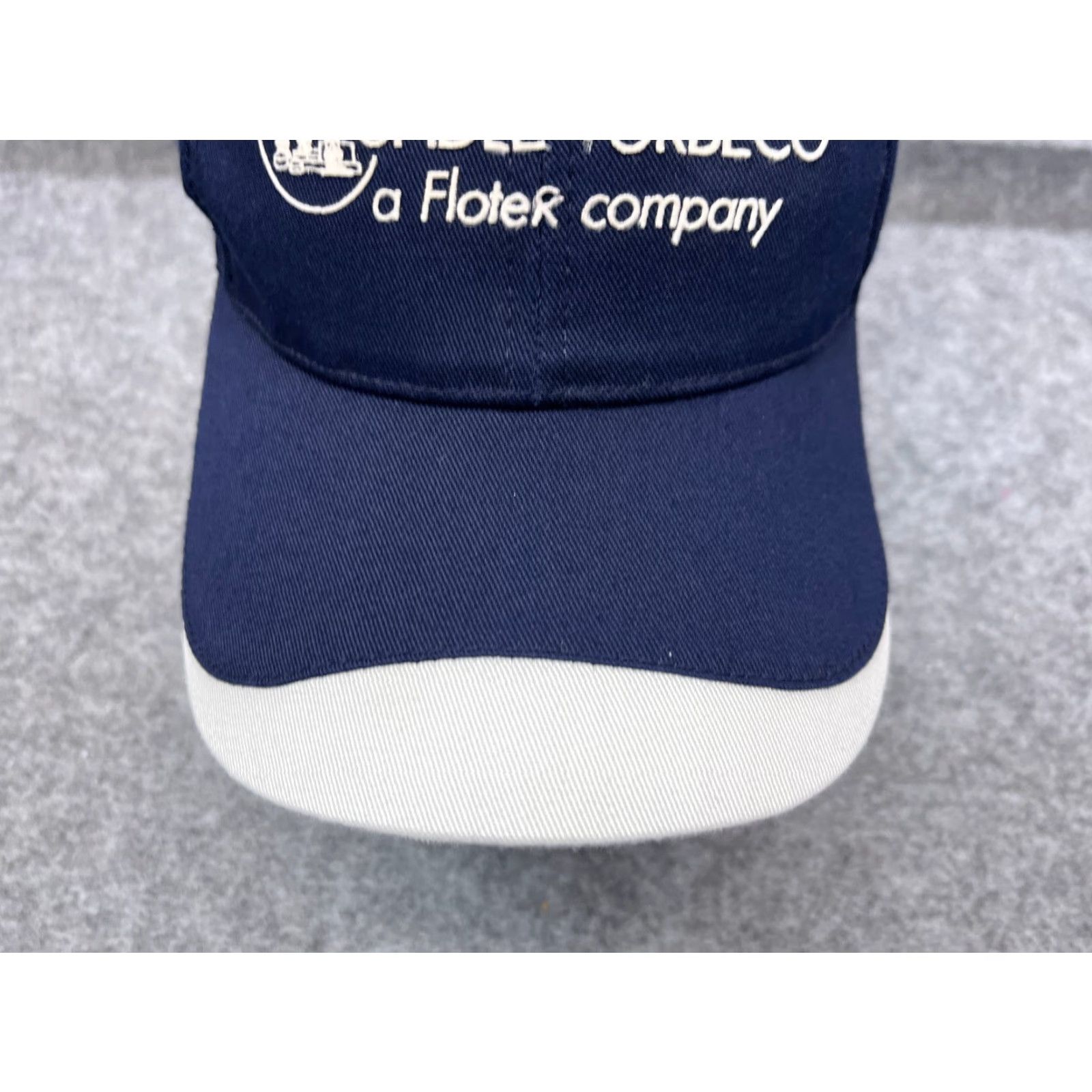 Vintage Unique Headwear Spidle Turbeco Hat Cap Adjustble One Size Adult Blue Polyester Blend Golf Hat Men Twill Logo Outdoor 90s? Size ONE SIZE - 3 Thumbnail