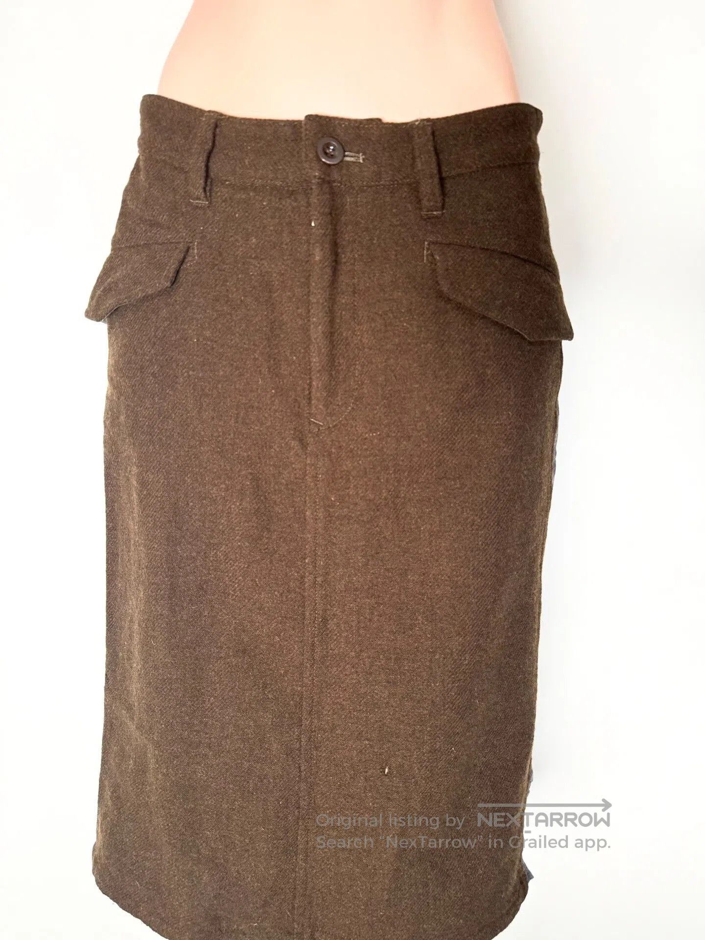 Y's Yohji Yamamoto Patchwork Skirt. Size 29" - 2 Thumbnail