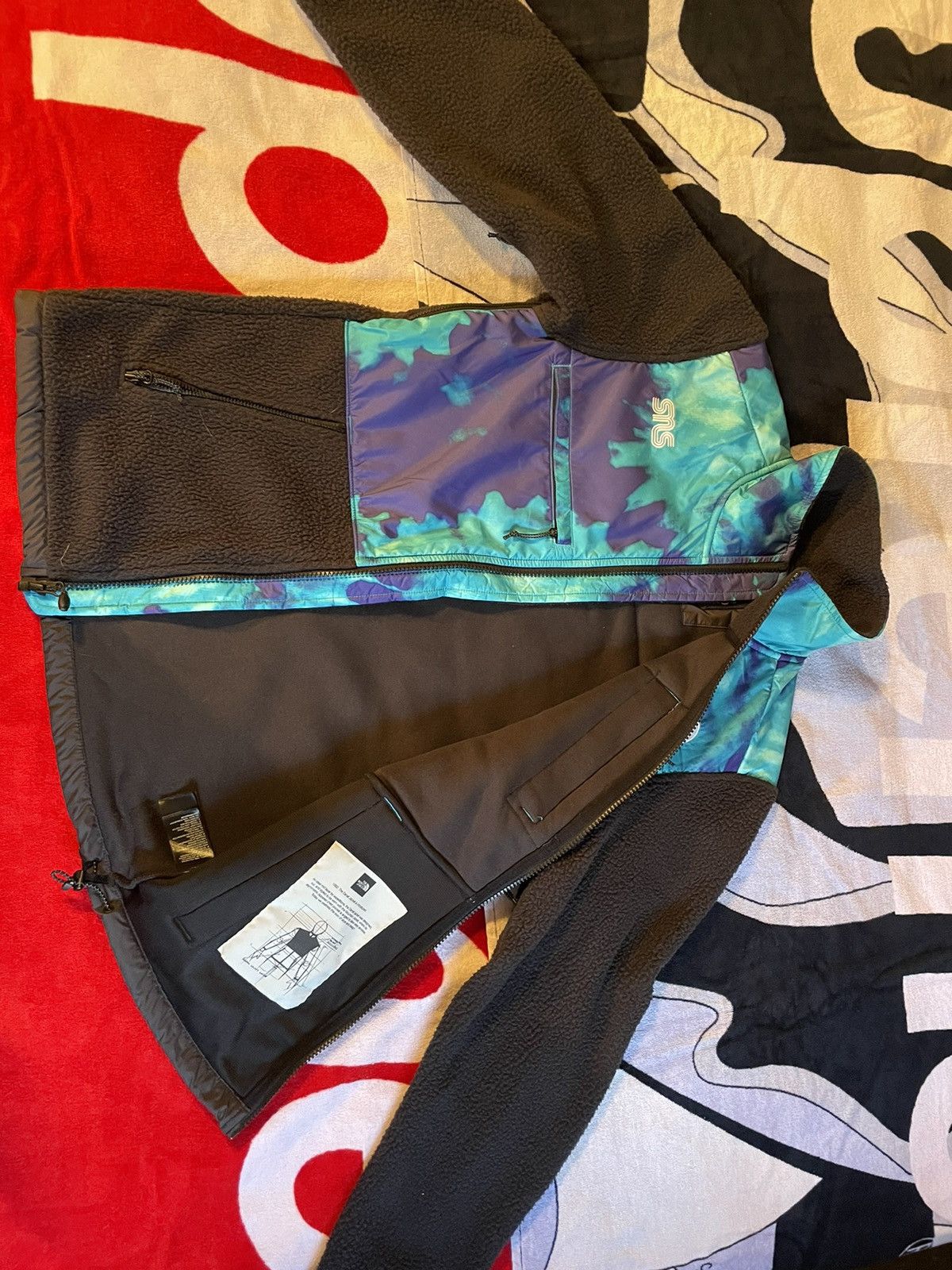 The North Face TNF X SNS Tie Dye Denali Size US XS / EU 42 / 0 - 3 Thumbnail
