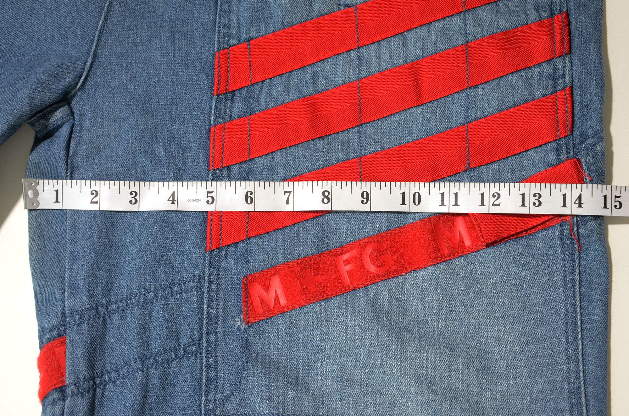 Marithe + Francois Girbaud M+FG Long Denim Shorts W40 Y2K Hip Hop 2006 Rare Craft Size US 40 / EU 56 - 21 Thumbnail