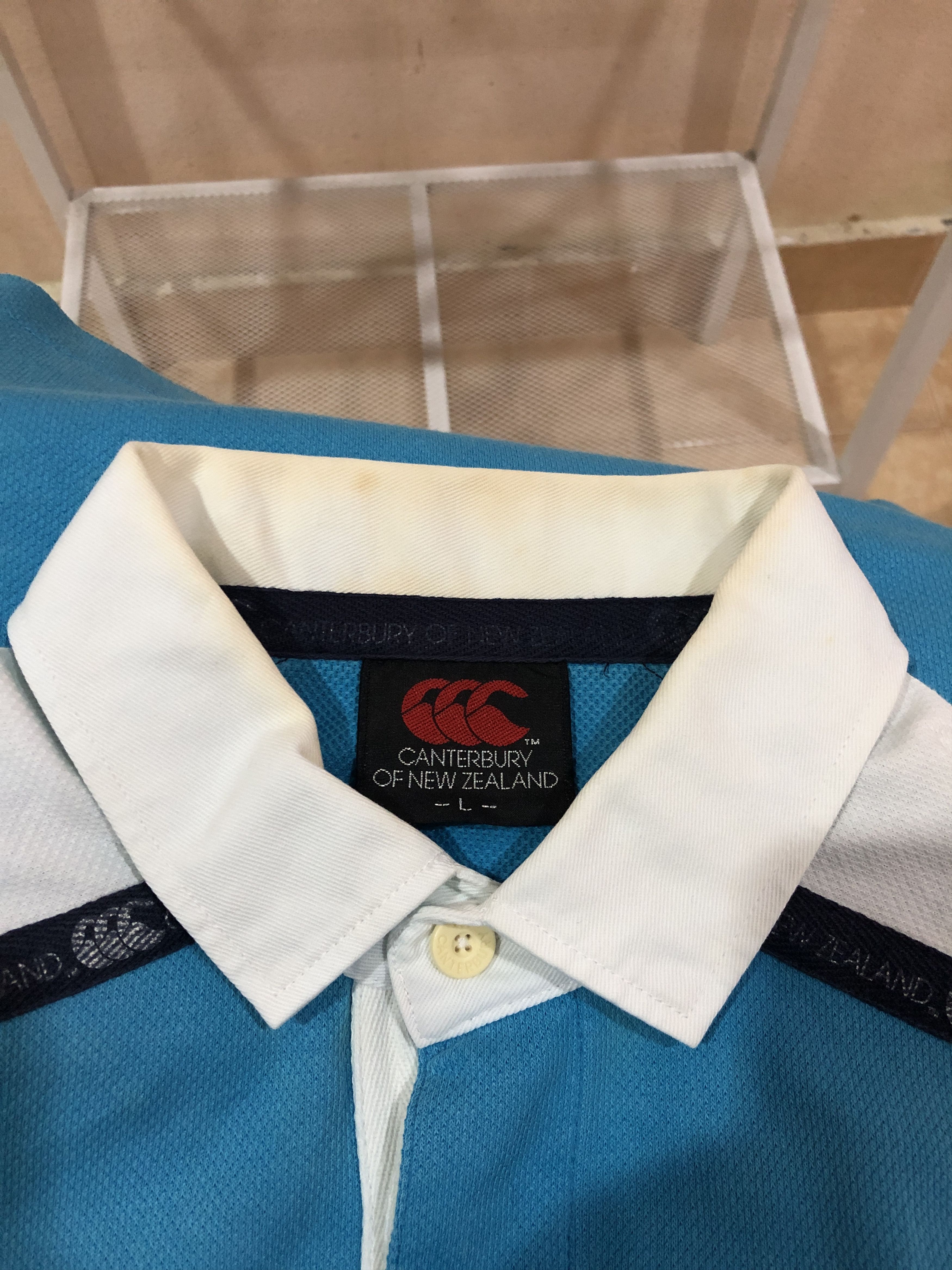 Canterbury of New Zealand Vintage Canterbury Embroidery Logo Polo Jersey Size US L / EU 52-54 / 3 - 7 Thumbnail