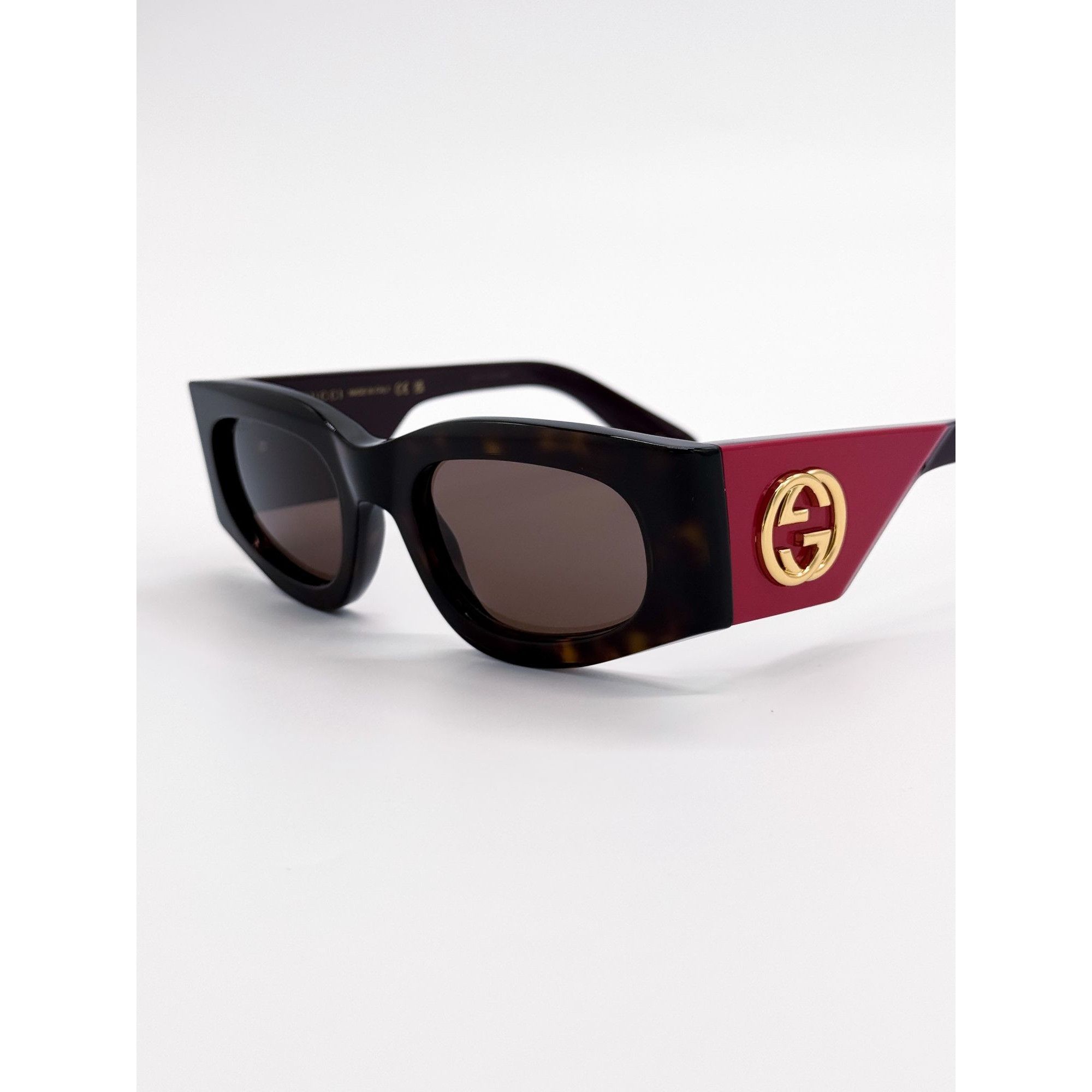 Gucci NEW GUCCI SUNGLASSES GG1664S 004 HAVANA RED WOMEN GUCCI Size ONE SIZE - 4 Thumbnail