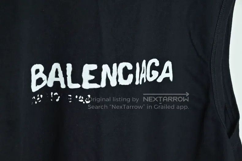 Balenciaga Balenciaga Graffiti Vest Size US M / EU 48-50 / 2 - 4 Thumbnail