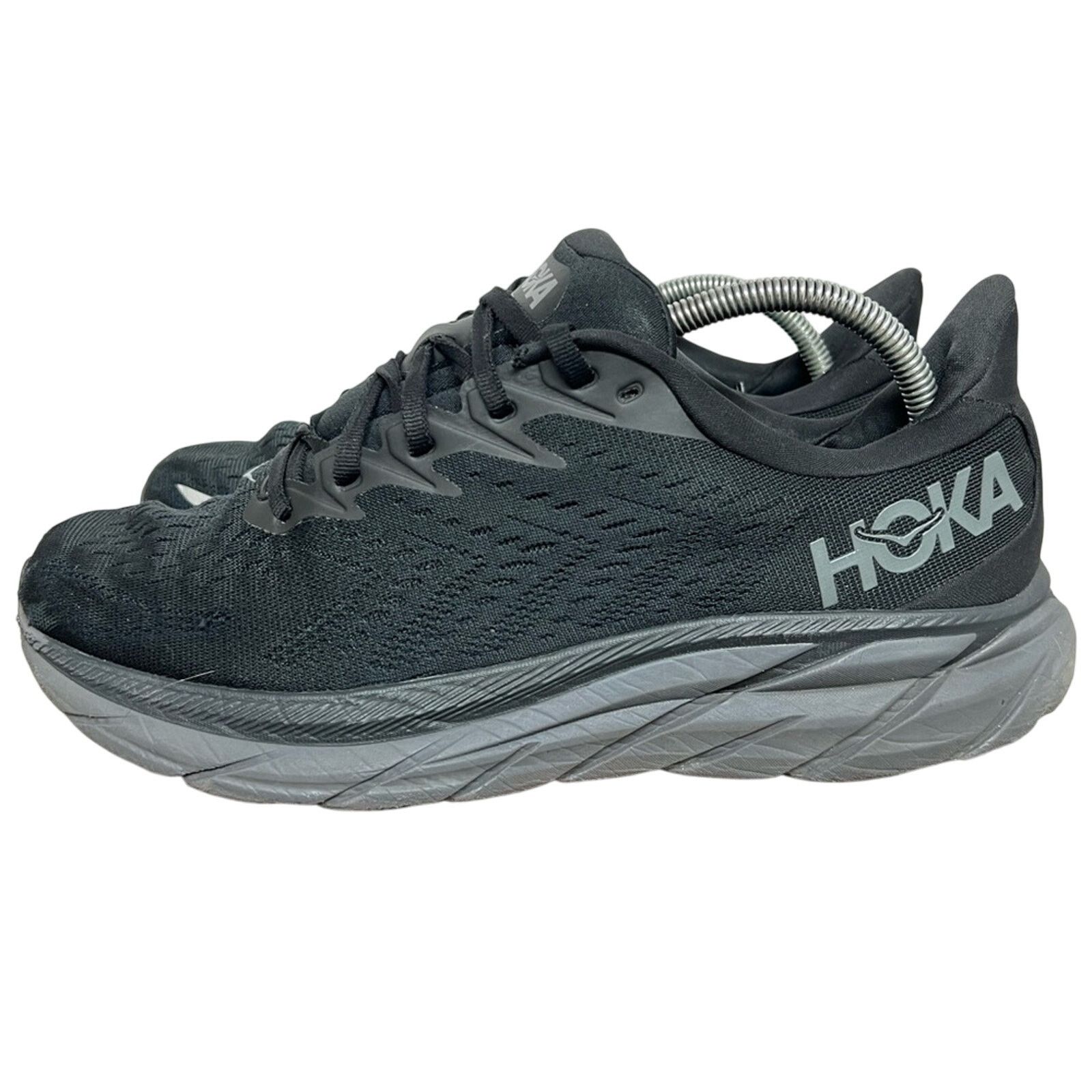 Hoka HOKA One One Clifton 8 Black Black Mens Shoes Size US 10 D Size US 10 / EU 43 - 1 Thumbnail
