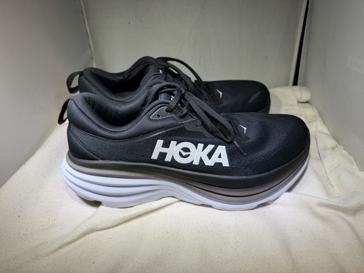 Hoka Hoka One One Bondi 8 Running Men’s 10 4E Extra Wide Black Size US 10 / EU 43 - 3 Thumbnail