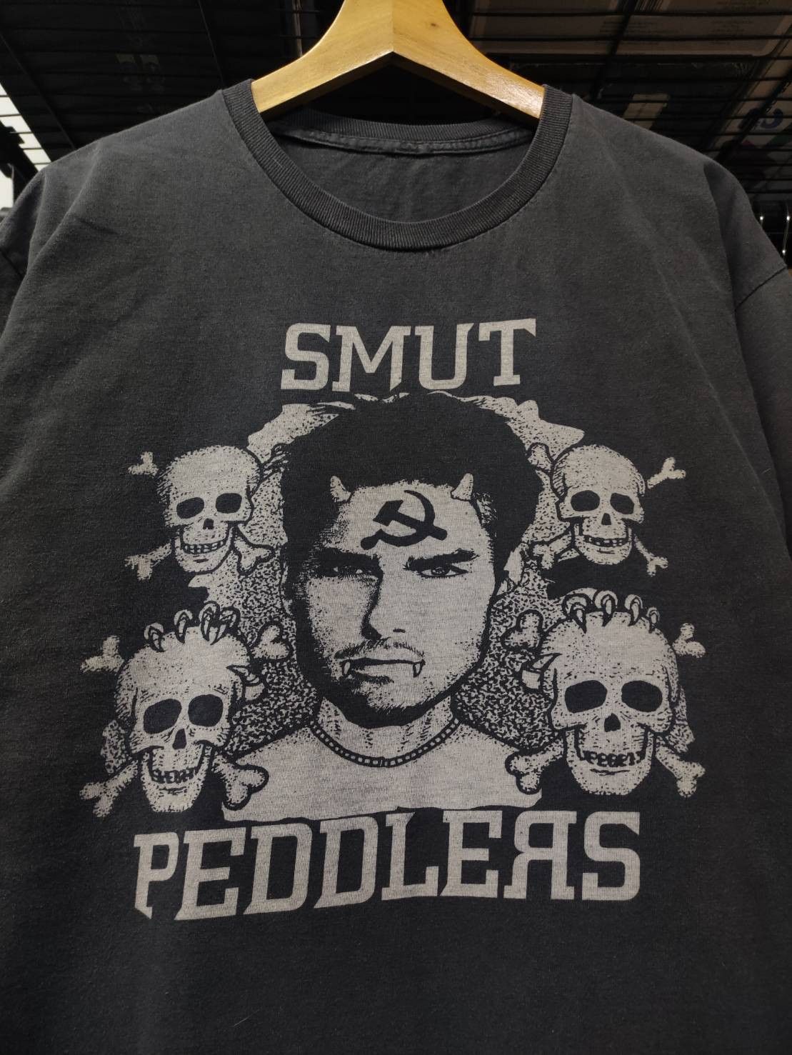Rare! Vtg 00's Smut Peddlers " Communism " Faded T-Shirt