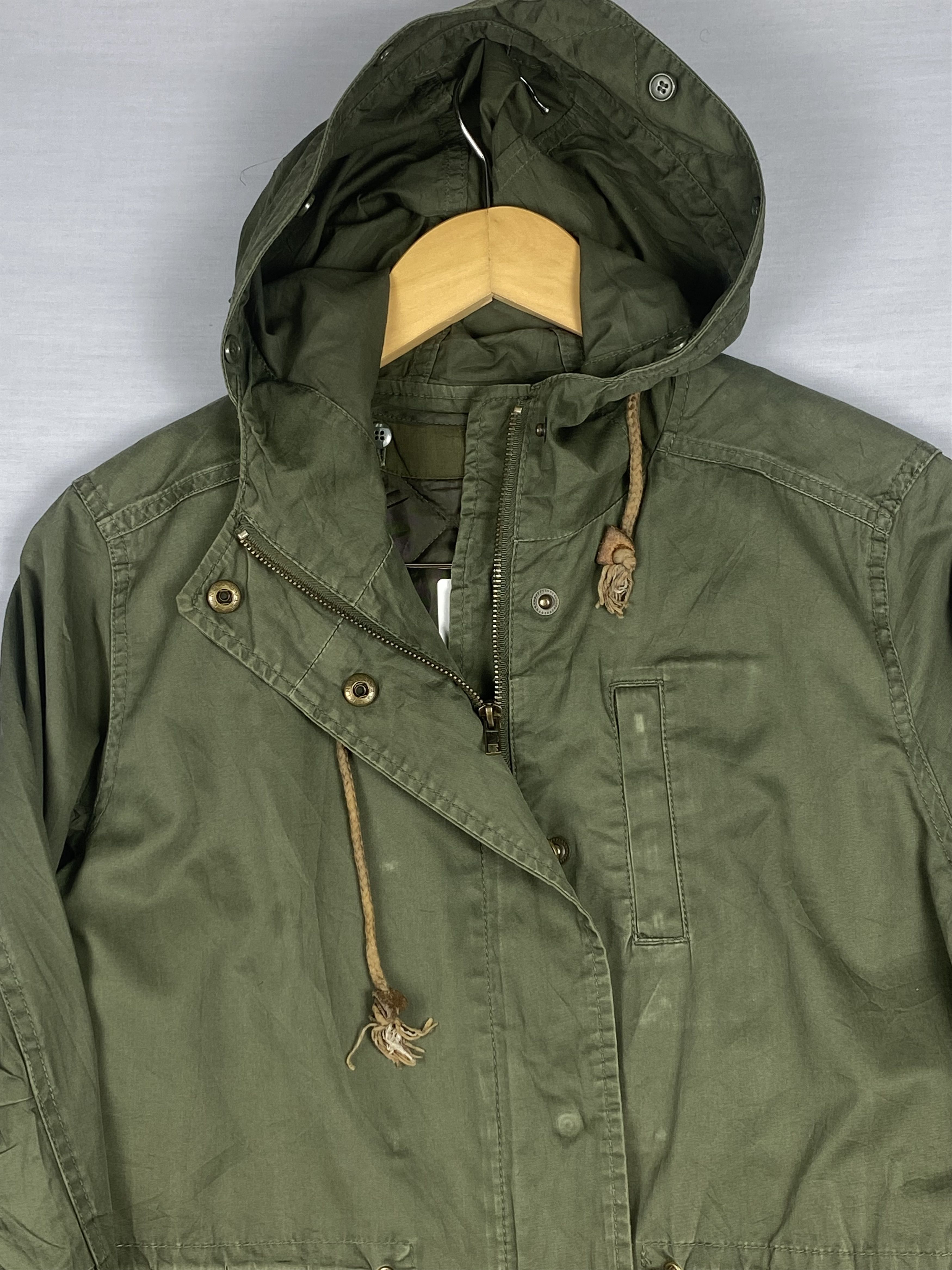 Japanese Brand Vintage Japanese Quilted Lining Zip Up Parka Jacket Size US M / EU 48-50 / 2 - 3 Thumbnail