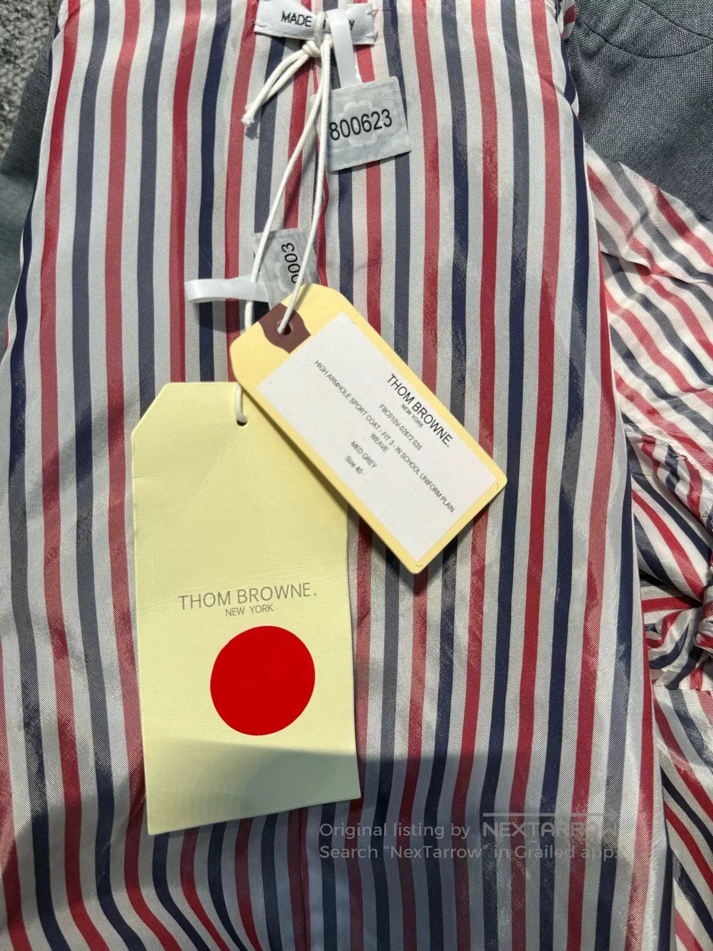 Thom Browne Thom Browne Size 40 Suit Jacket. Size US XXS / EU 40 - 4 Thumbnail