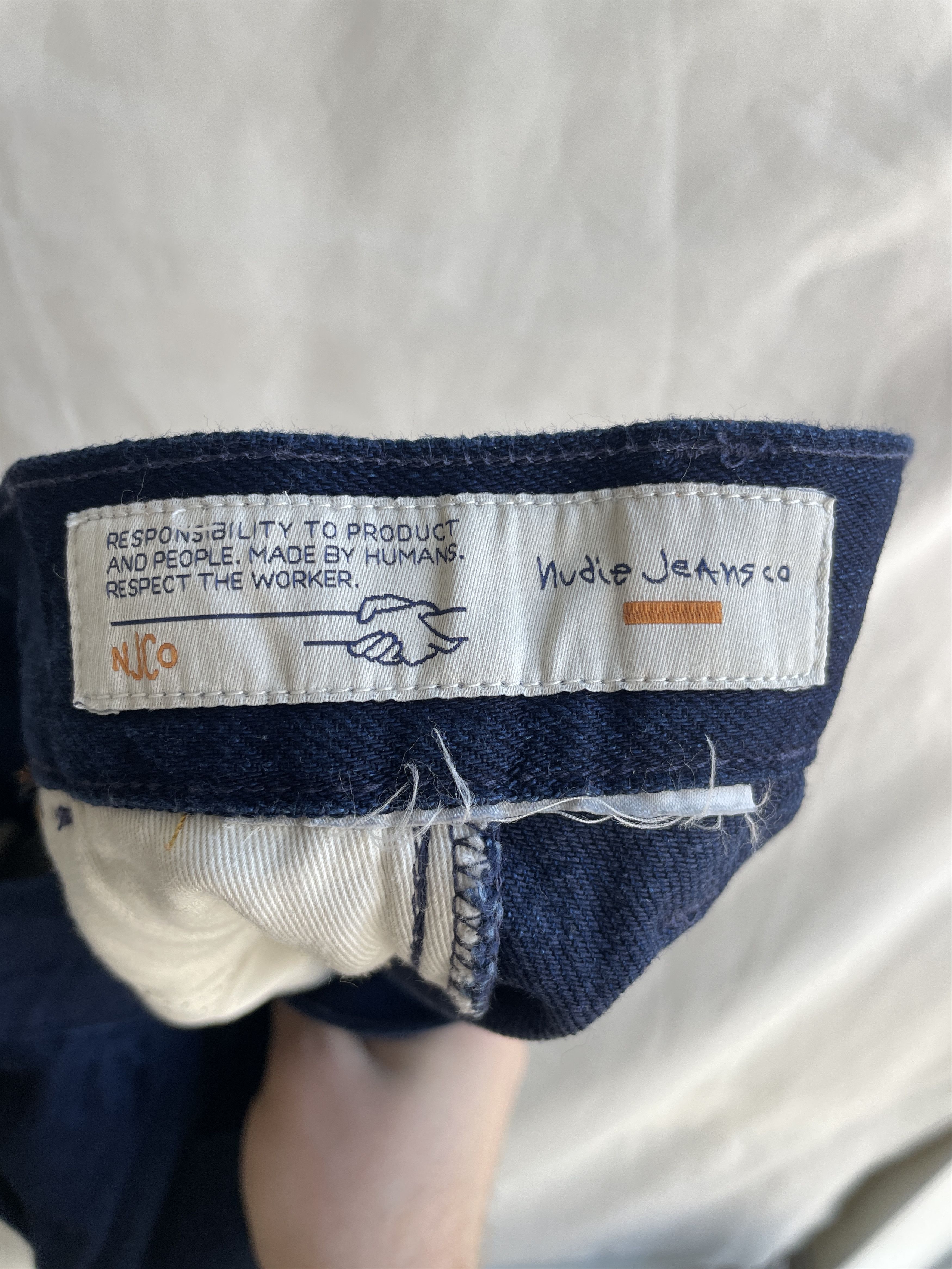 Nudie Jeans Nudie Jeans Indigo Relaxed Denim Work Pants Size 31x30 Size US 30 / EU 46 - 8 Thumbnail