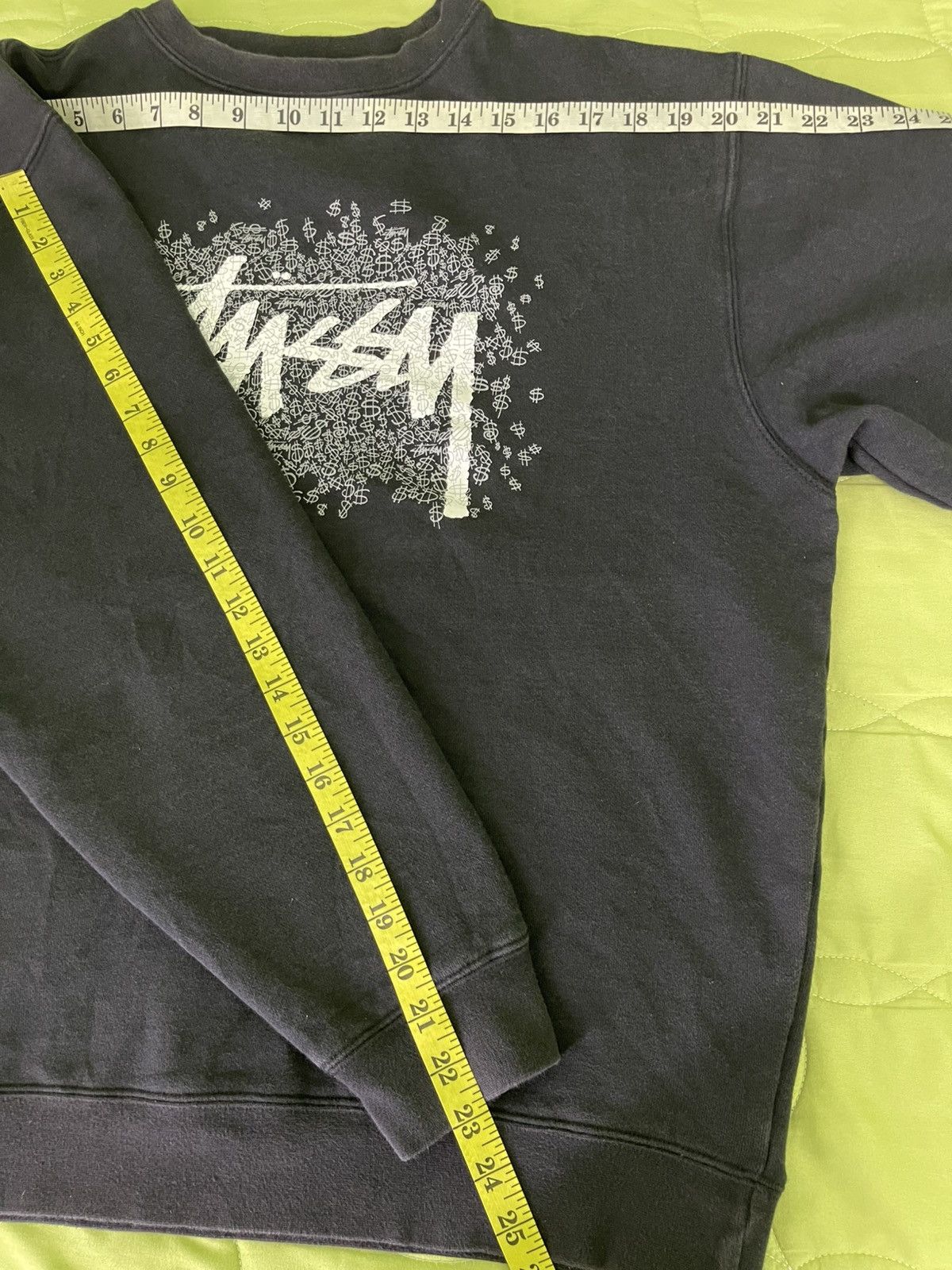 Stussy Vintage Stussy Dollar Sign Pattern Logo Sweatshirt Size US L / EU 52-54 / 3 - 12 Thumbnail