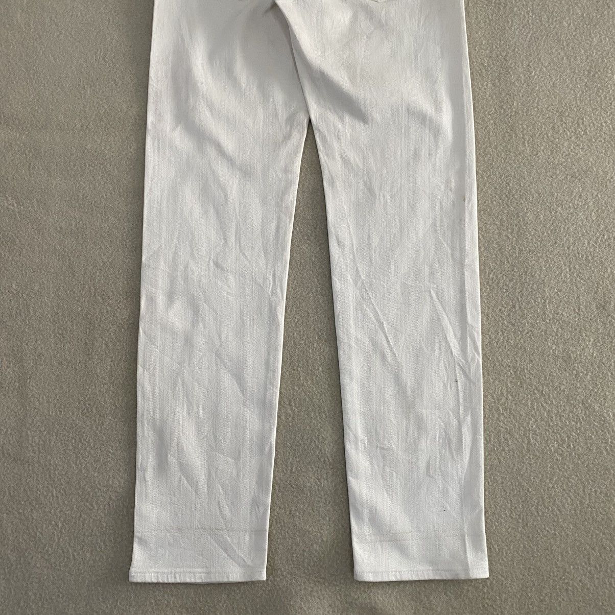 Japanese Brand × Jil Sander × Uniqlo Uniqlo x Jil Sander Dirty White Stretchable Jeans w32 Size US 32 / EU 48 - 7 Thumbnail