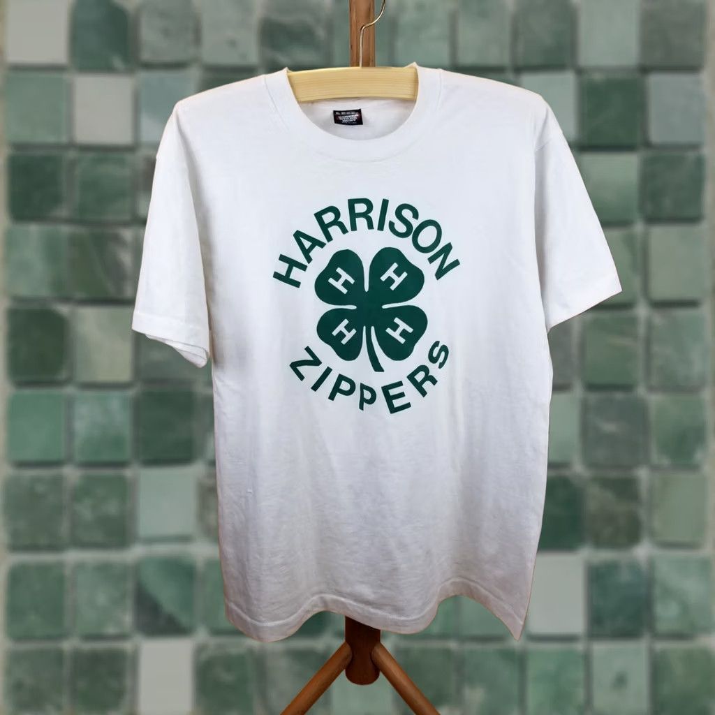 Vintage VINTAGE 90' HARRISON ZIPPERS WHITE SINGLE STITCH 50/50 T-SHIRT SZ XLARGE Size US XL / EU 56 / 4 - 1 Thumbnail